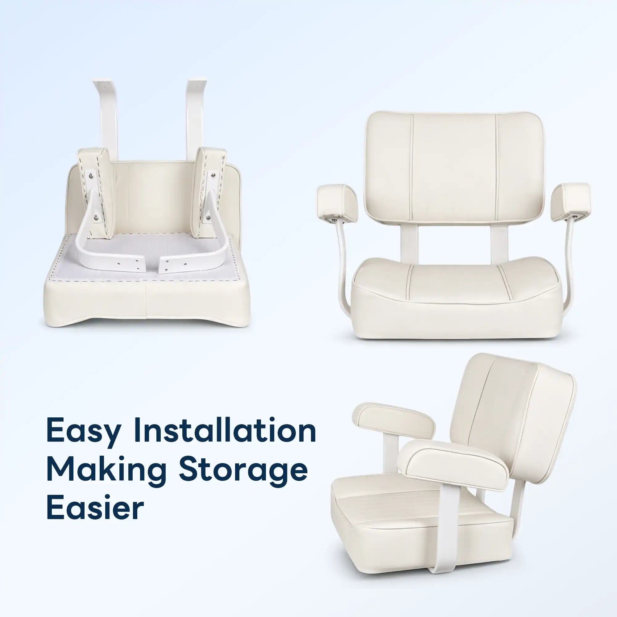 Captain Boat Seat with Armrest