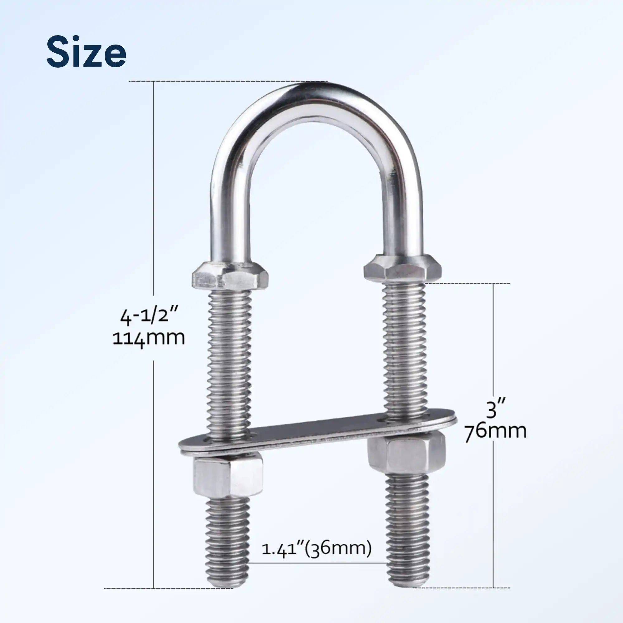 Stainless Steel Boat Trailer U Bolt