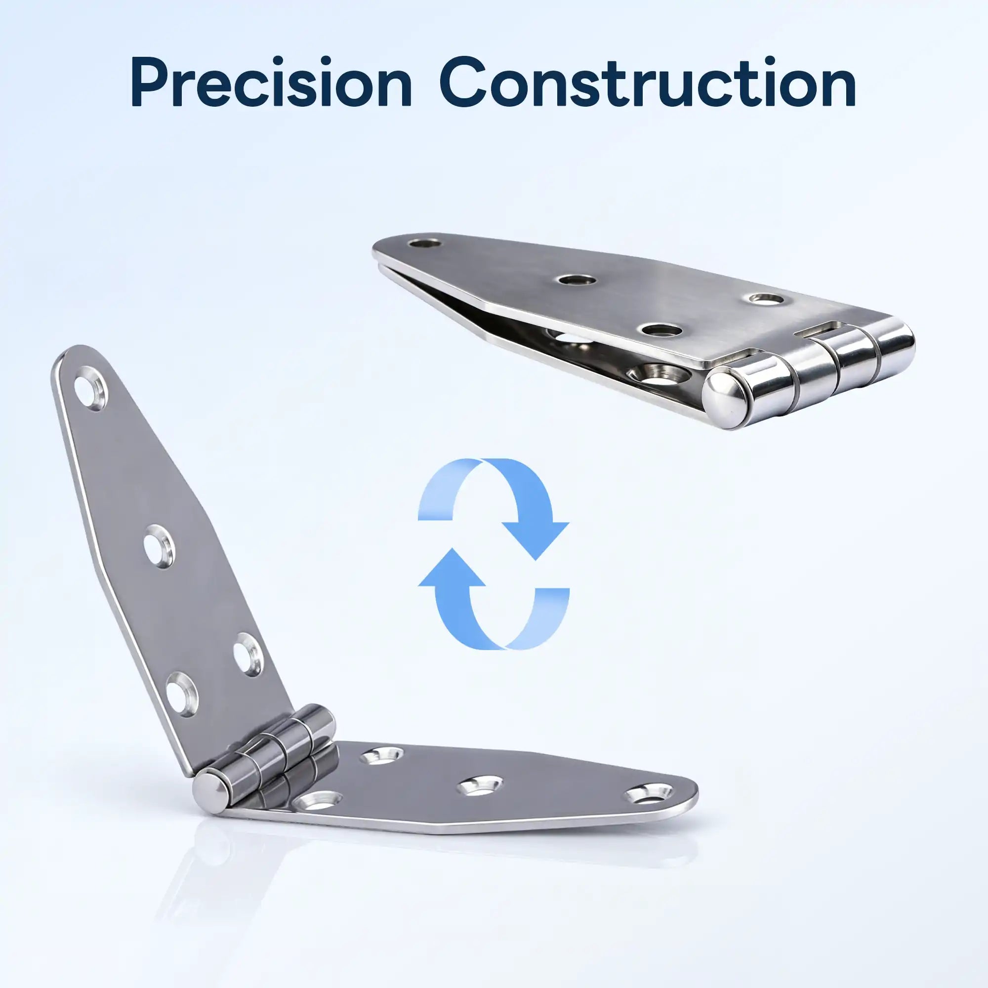 7" Boat Stainless Steel Door Hinges 2 Pack