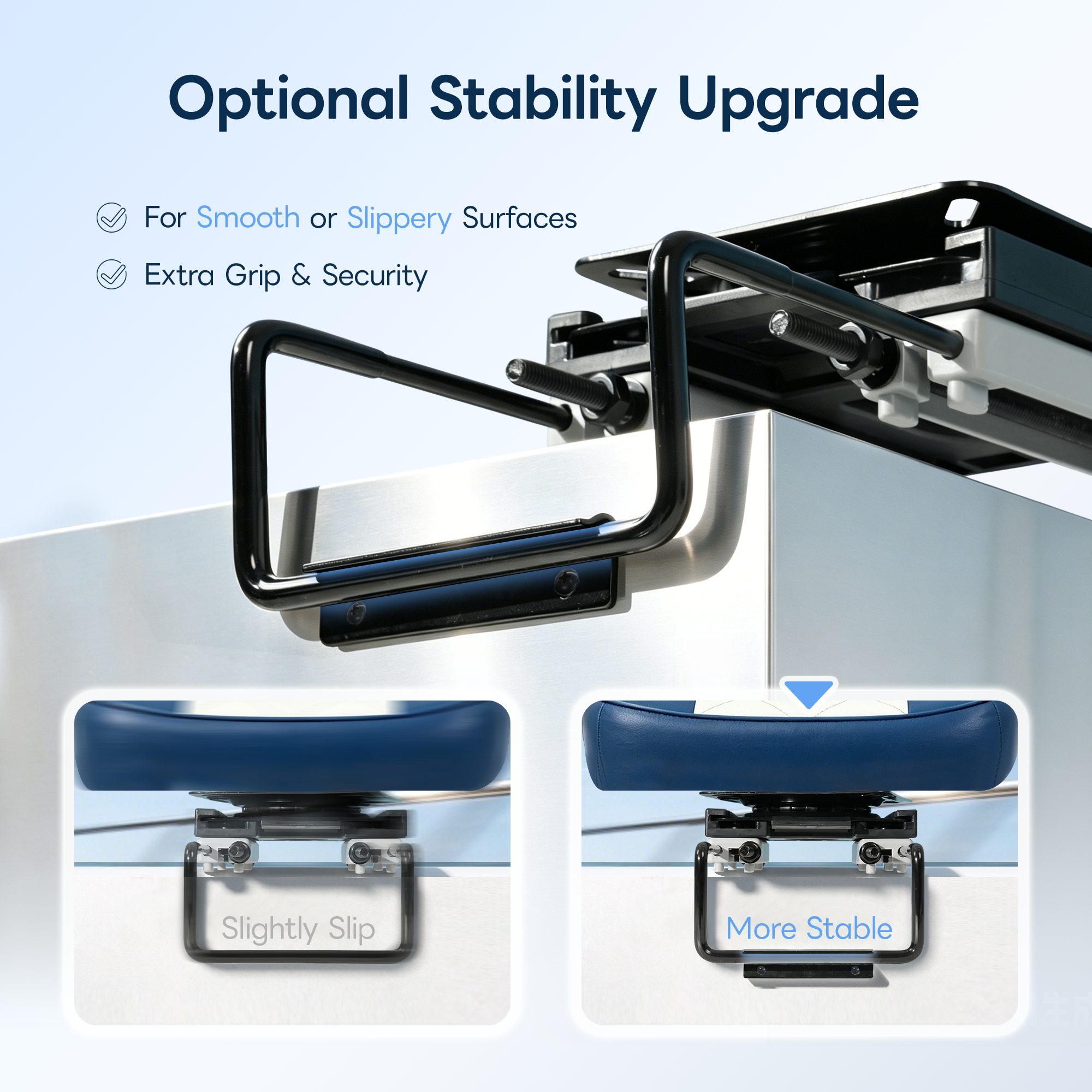 Adjustable Clamp On Boat Seat Swivel Mount