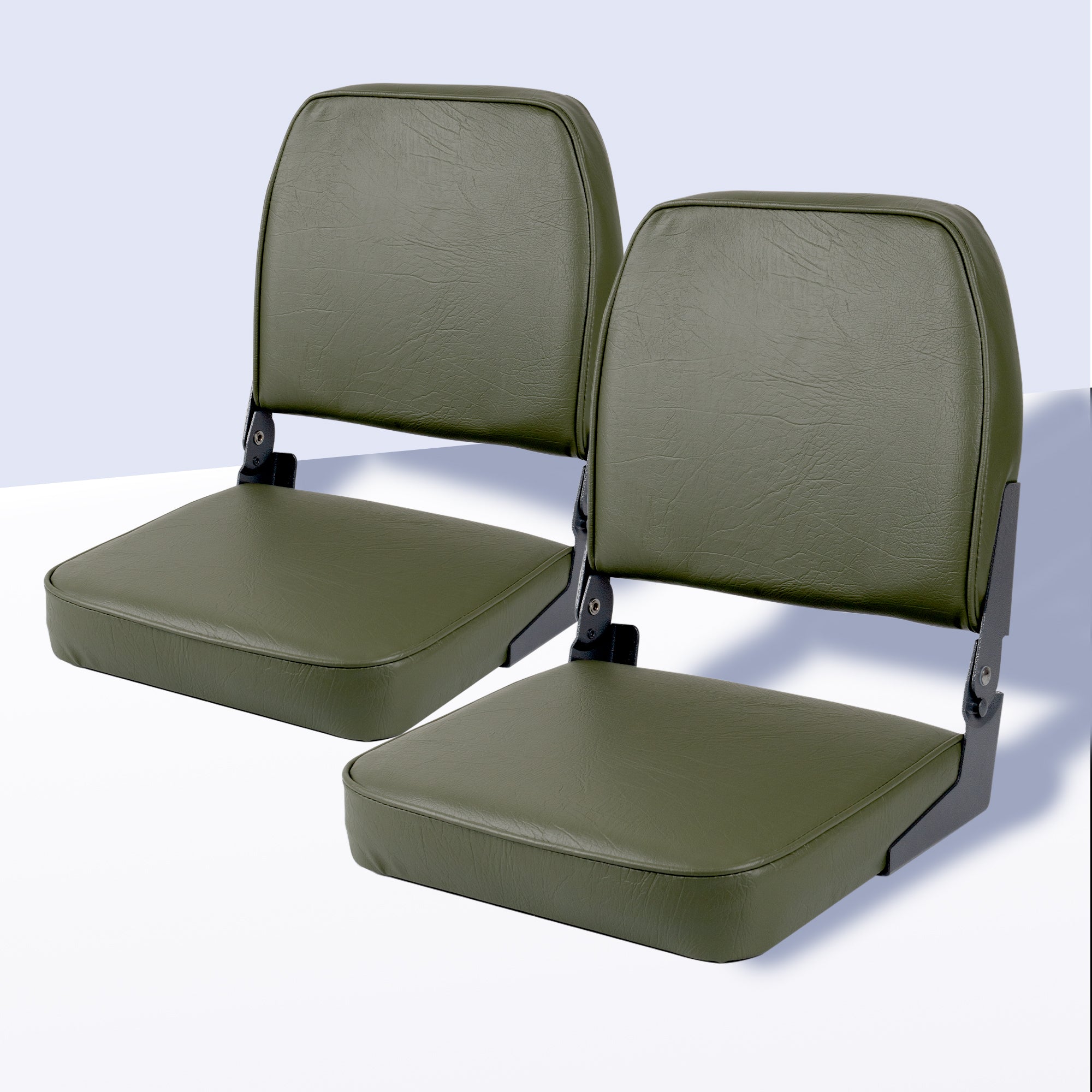 Fold-Down Fishing Boat Seat 2 Pack
