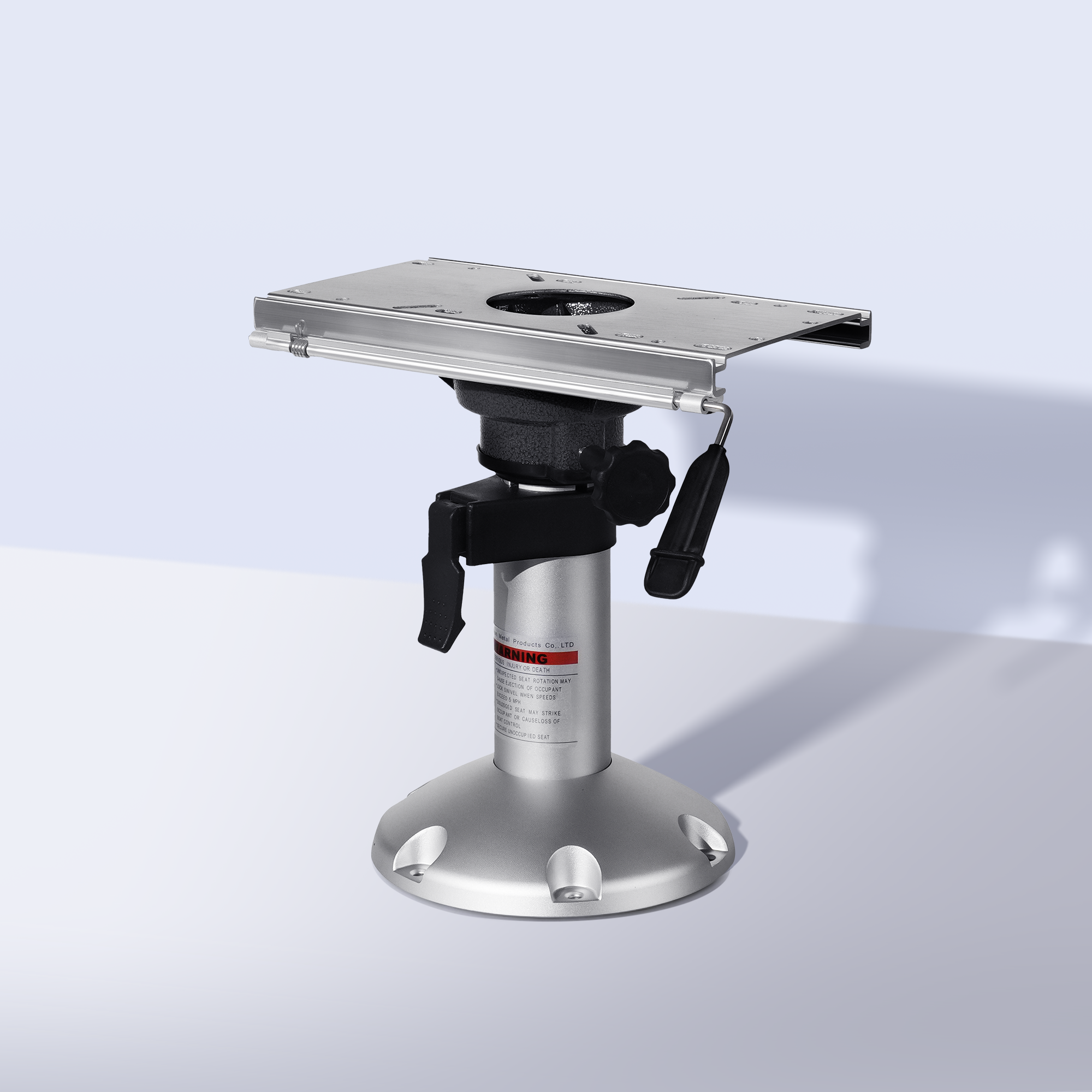 Adjustable Boat Seat Pedestal with Slide 13" to 18"