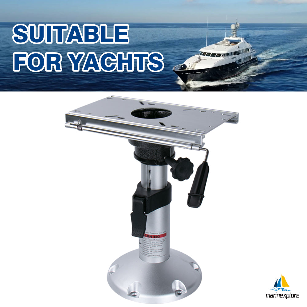 Boat Seat Pedestals with Slide 13 to 18 inches