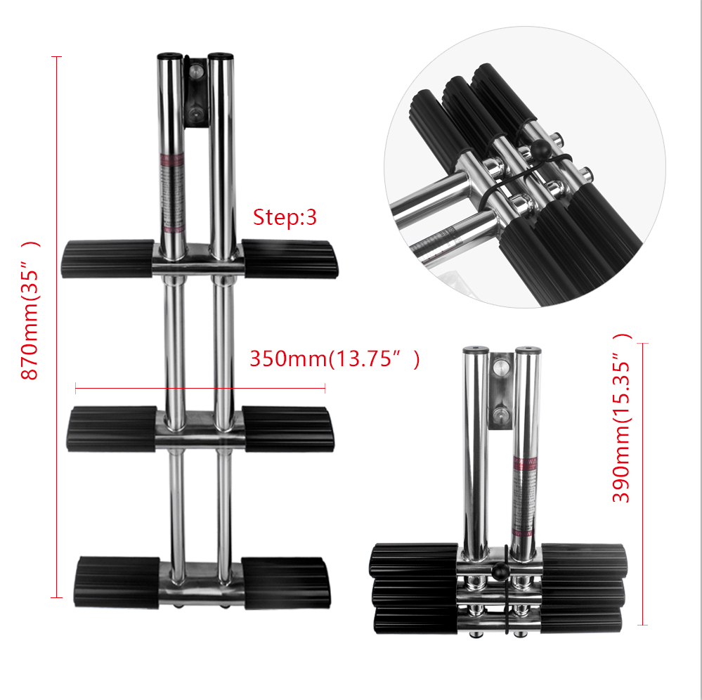 3 Step Boat Ladder, Dive Boarding Ladders
