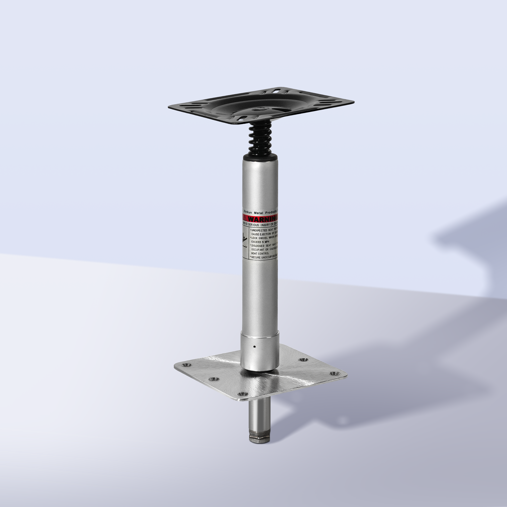 Adjustable Boat Seat Pedestal Base Mount Kit