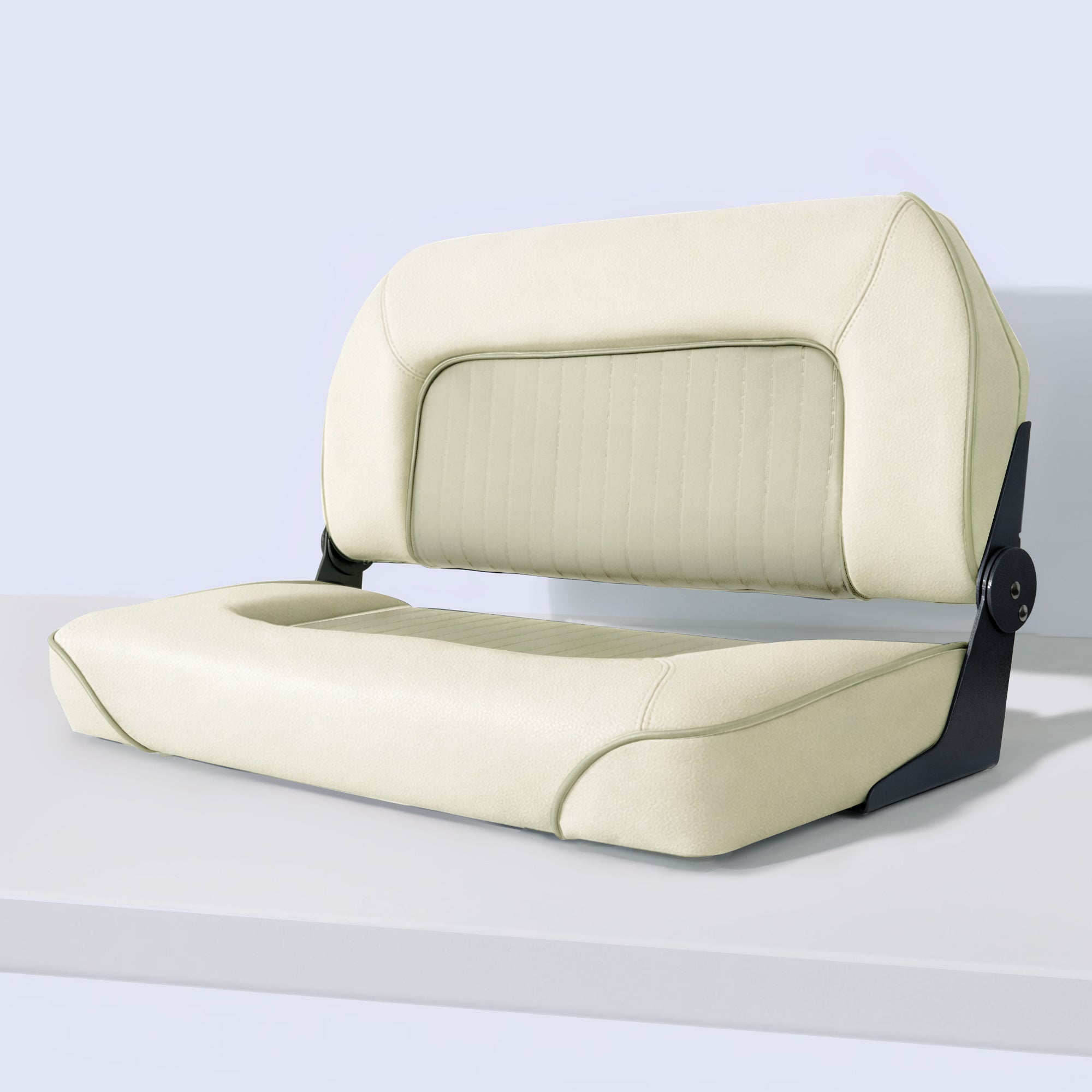 Folding Boat Bench Seat - Cream