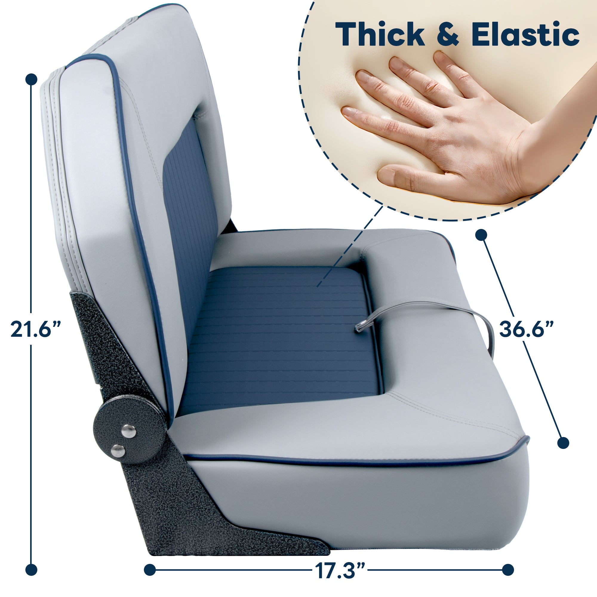 Boat Bench Seat- Double Folding Boat Seat