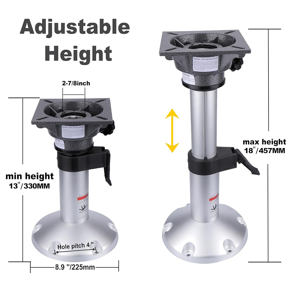 Boat Seat Pedestals 13 to 18 Inches