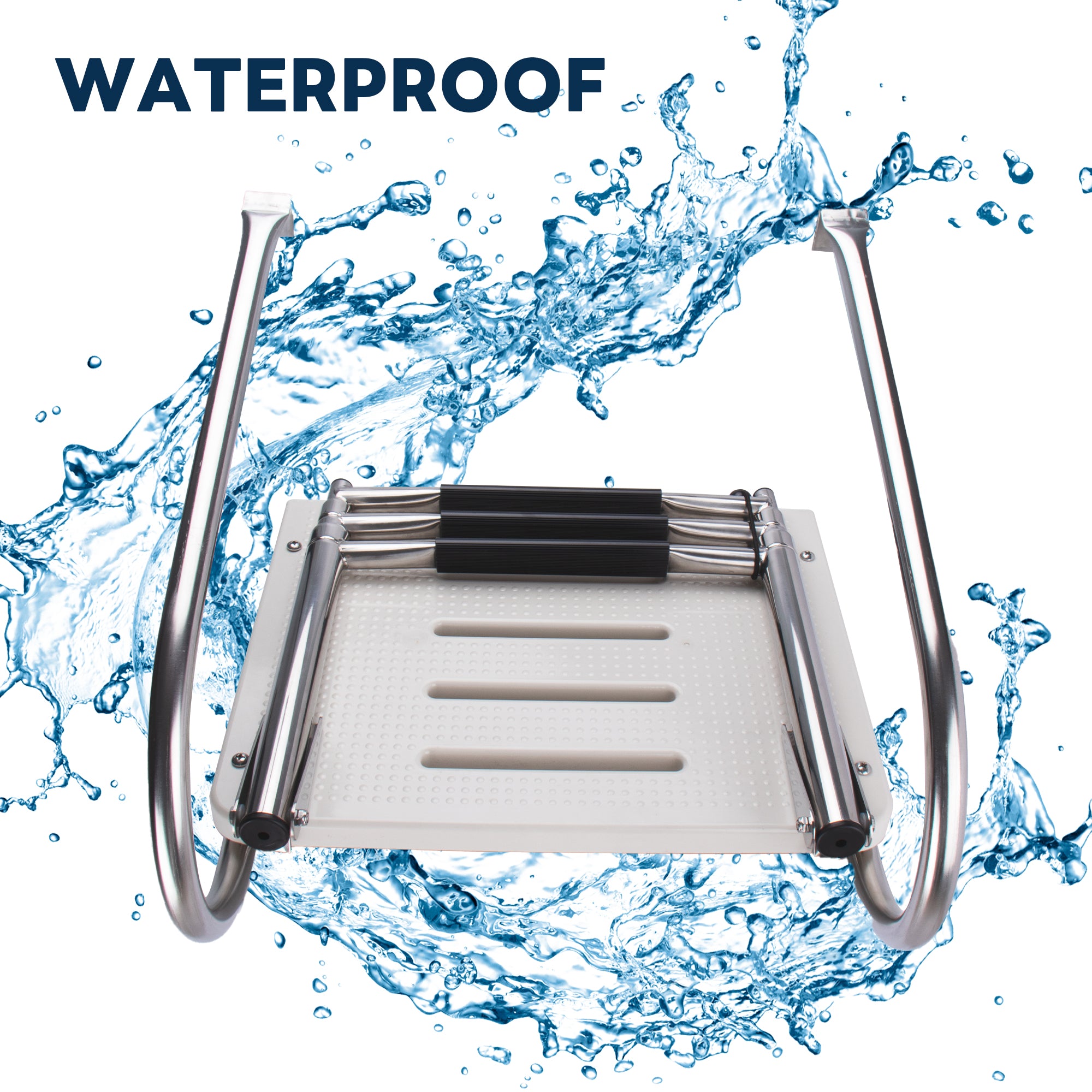 3-Step Boat Ladder with Swim Platform