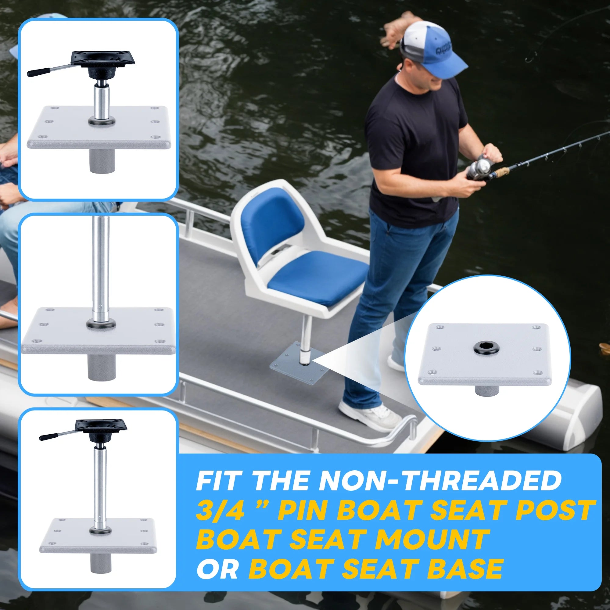 Boat Seat Pedestal Base Mount