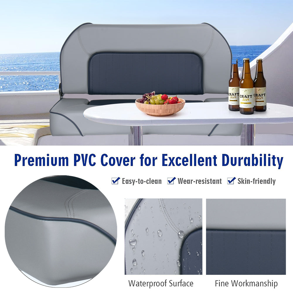 Boat Bench Seat- Double Folding Boat Seat