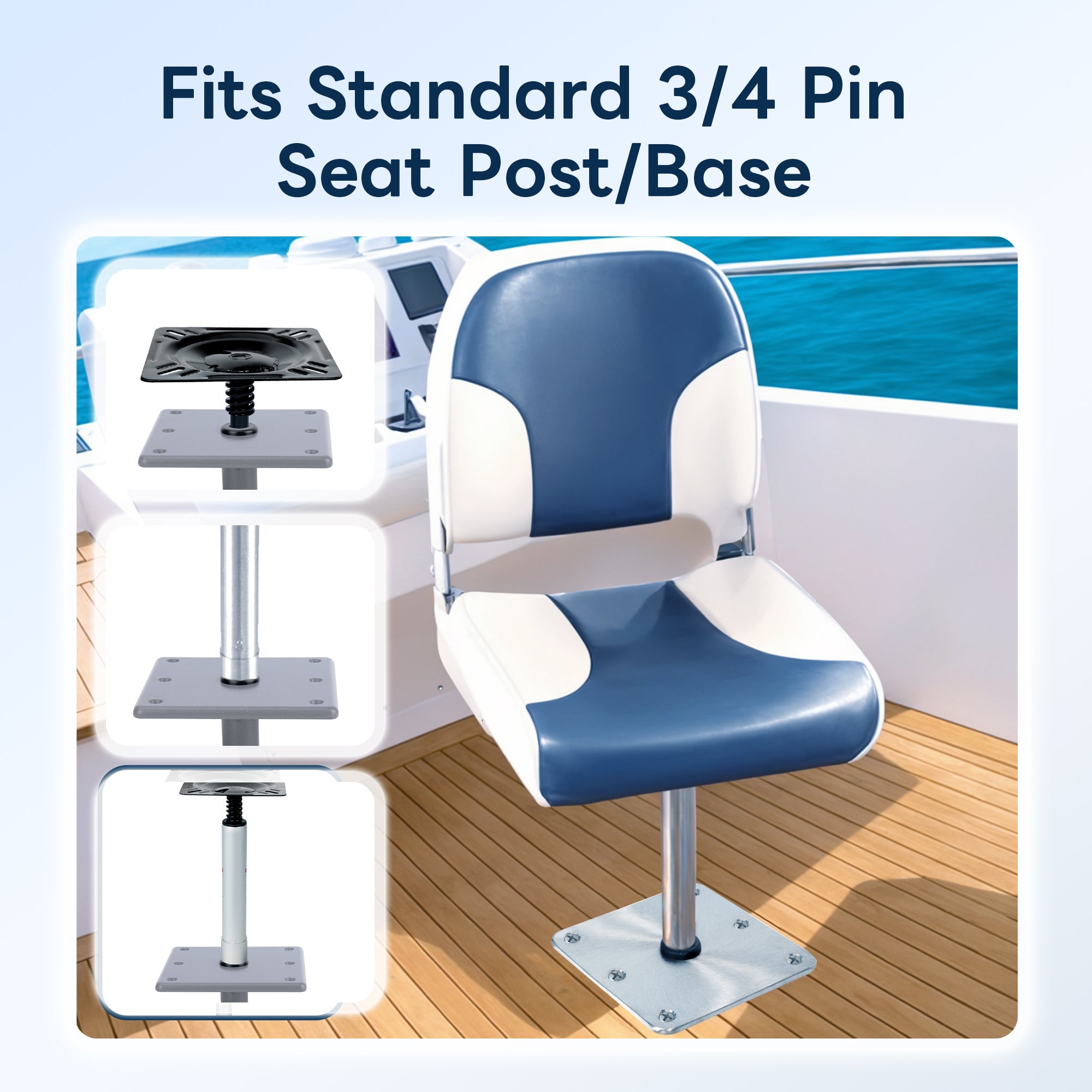 Boat Seat Base 7" x 7"