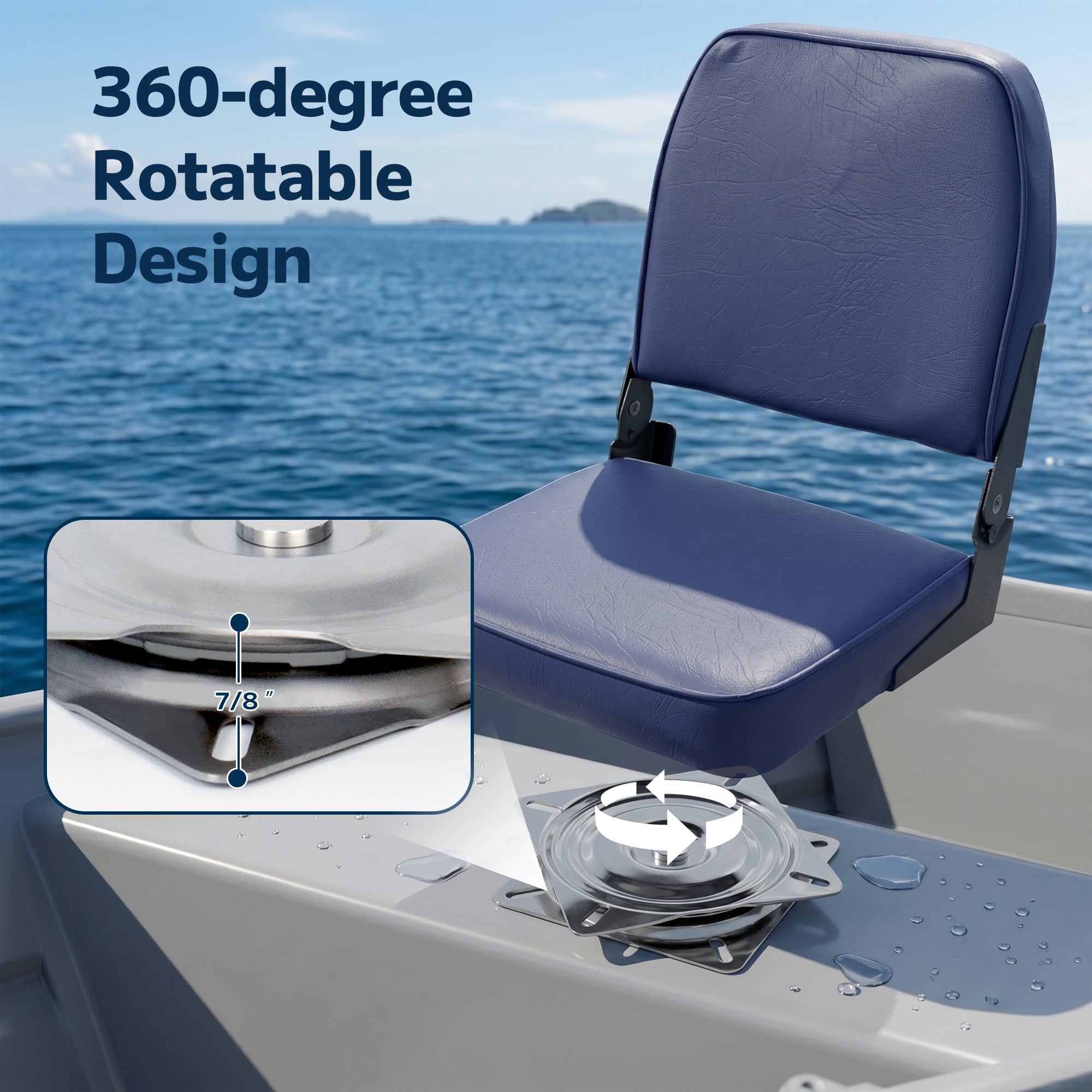 Boat Seat Swivel 7" x 7"