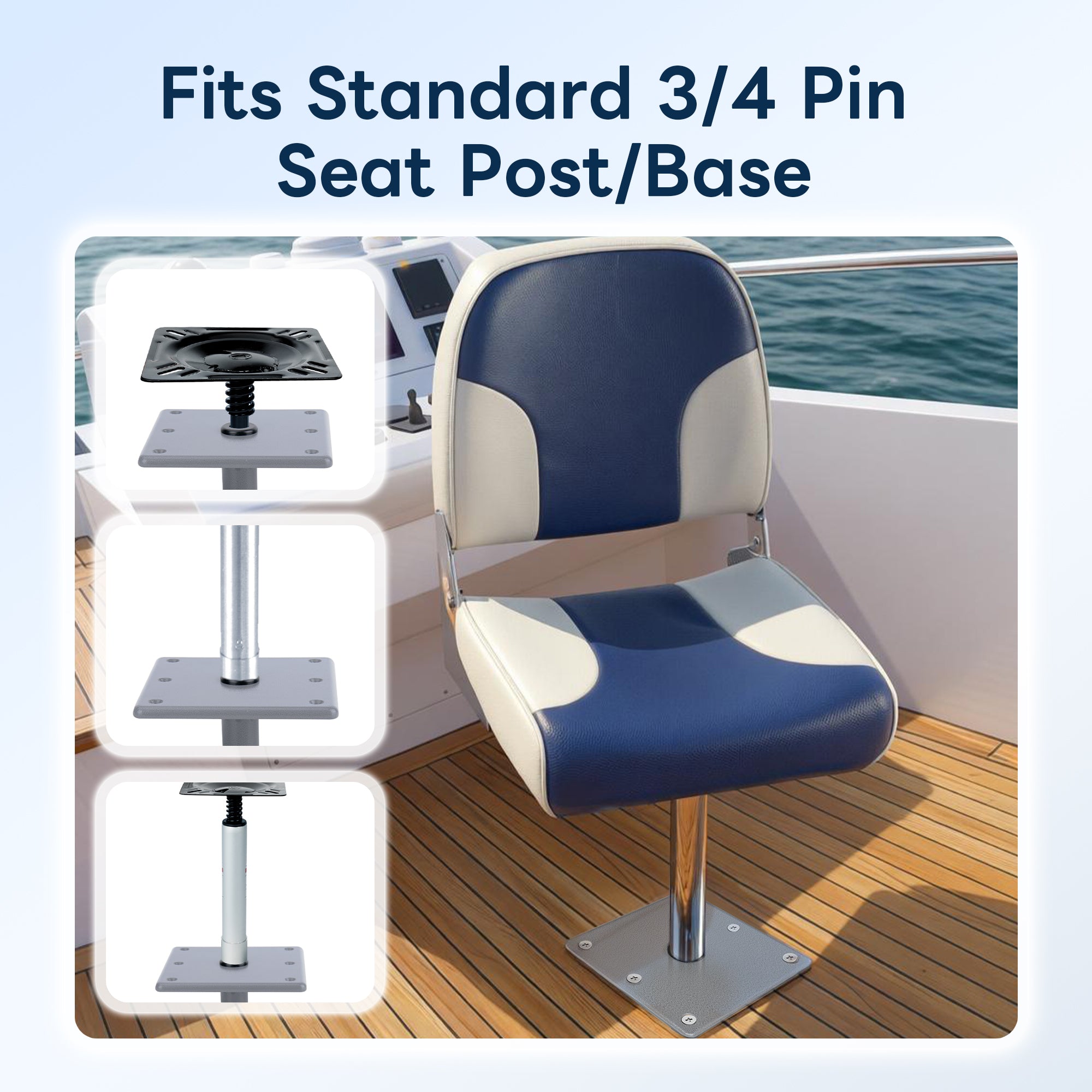 Boat Seat Mounts 7" x 7"
