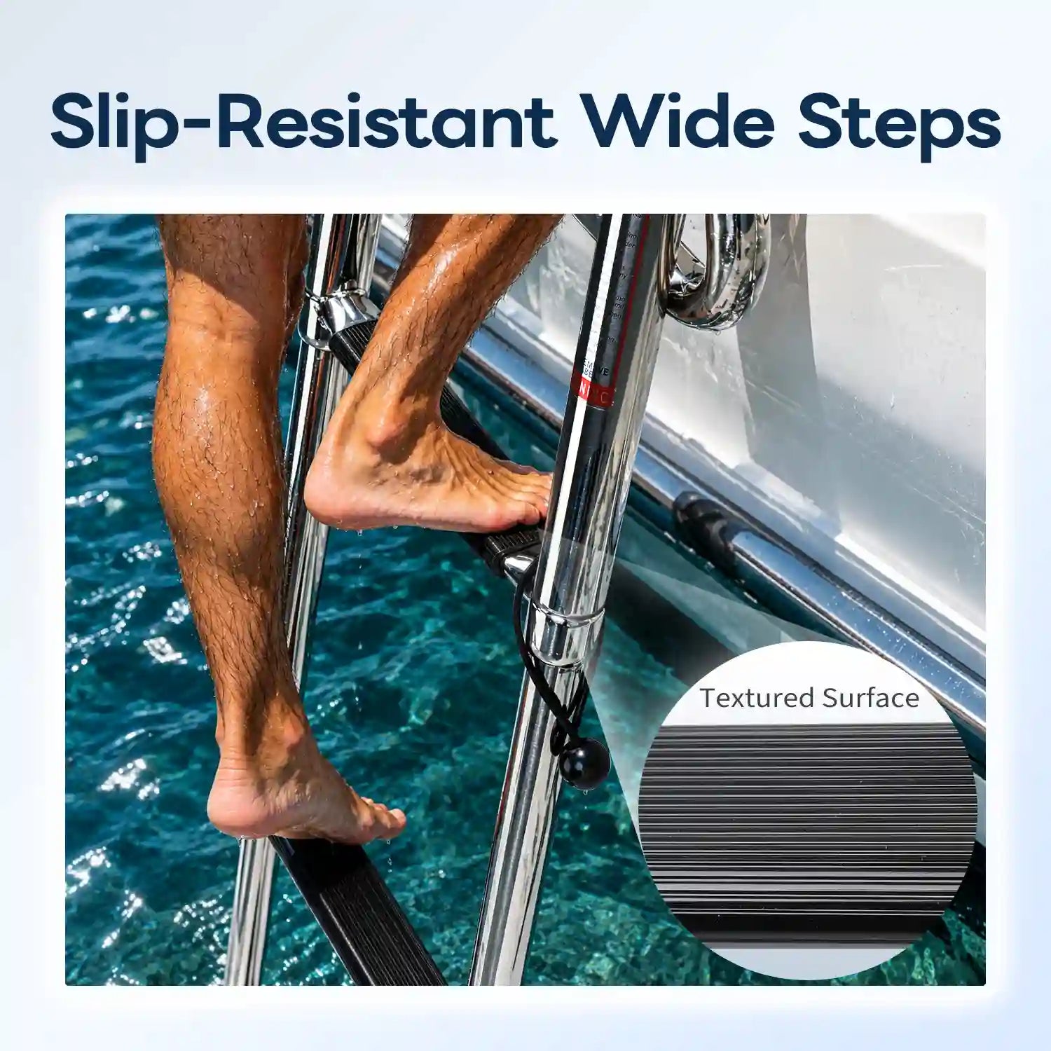 Boat Ladder with Handrails 3-Step