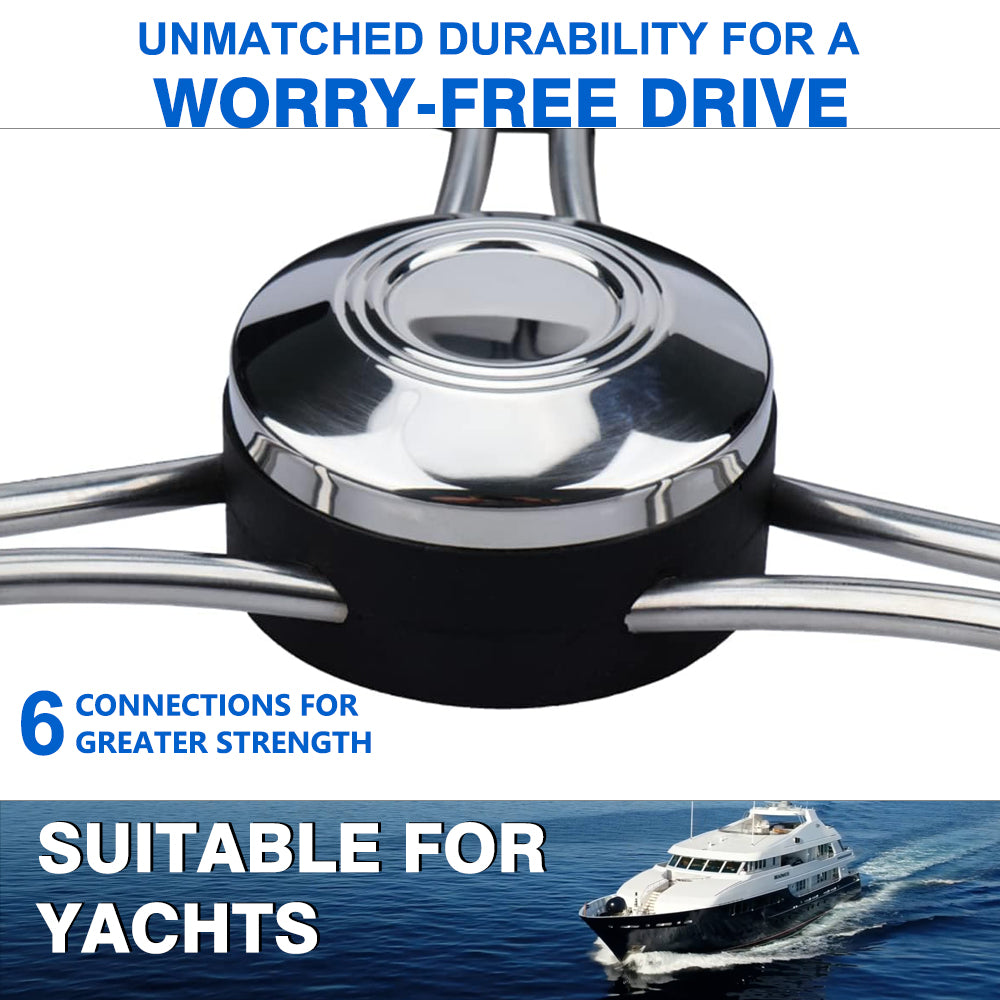 13.5" Boat Steering Wheel