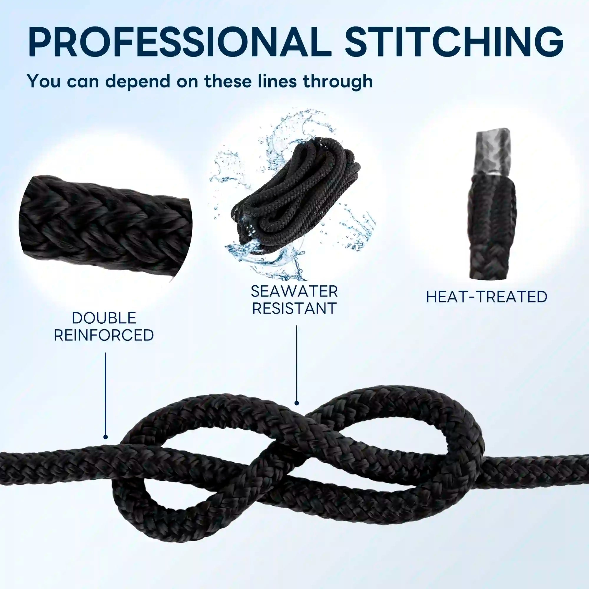 Boat Dock Lines 2 Pack