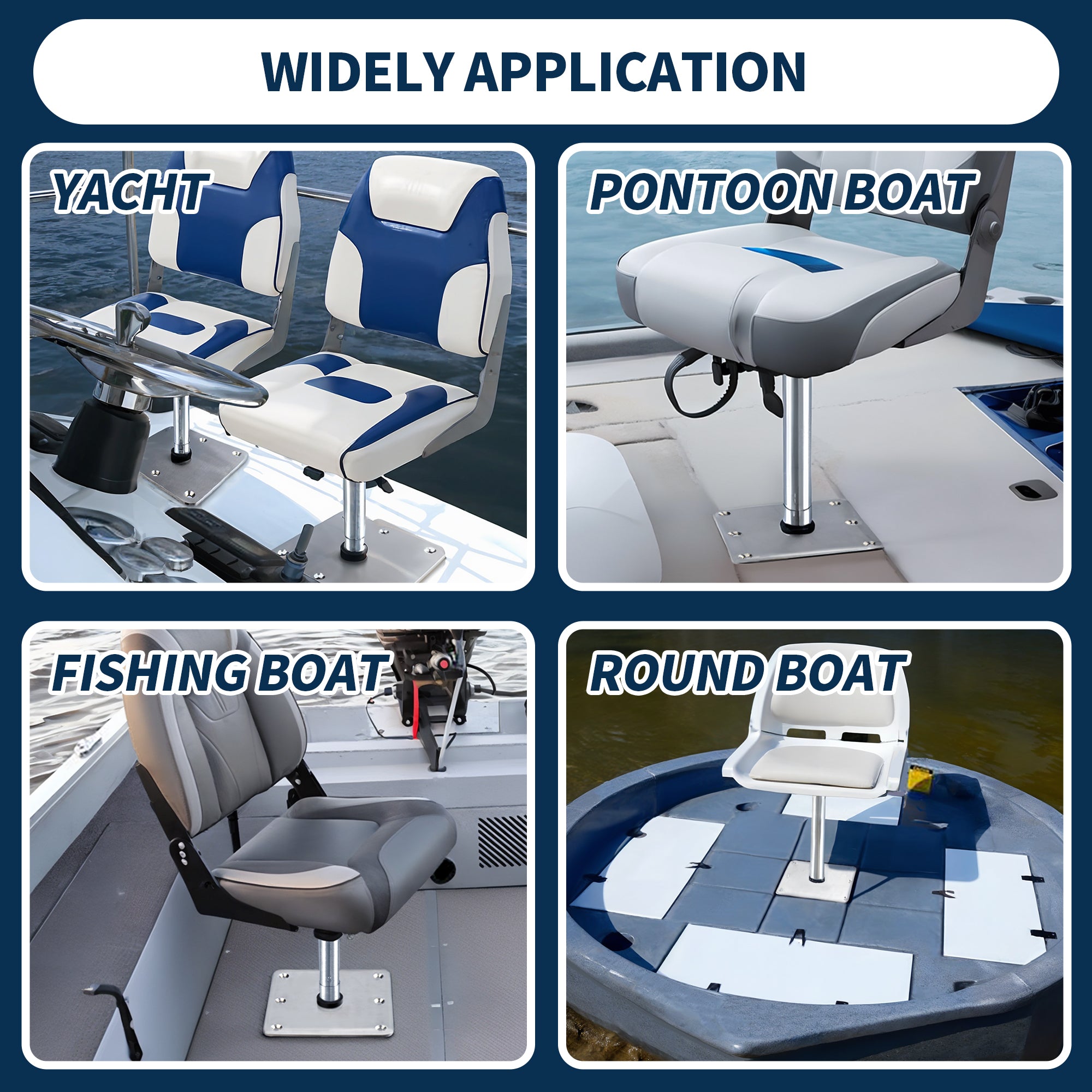 Boat Seat Mount 7" x 7"