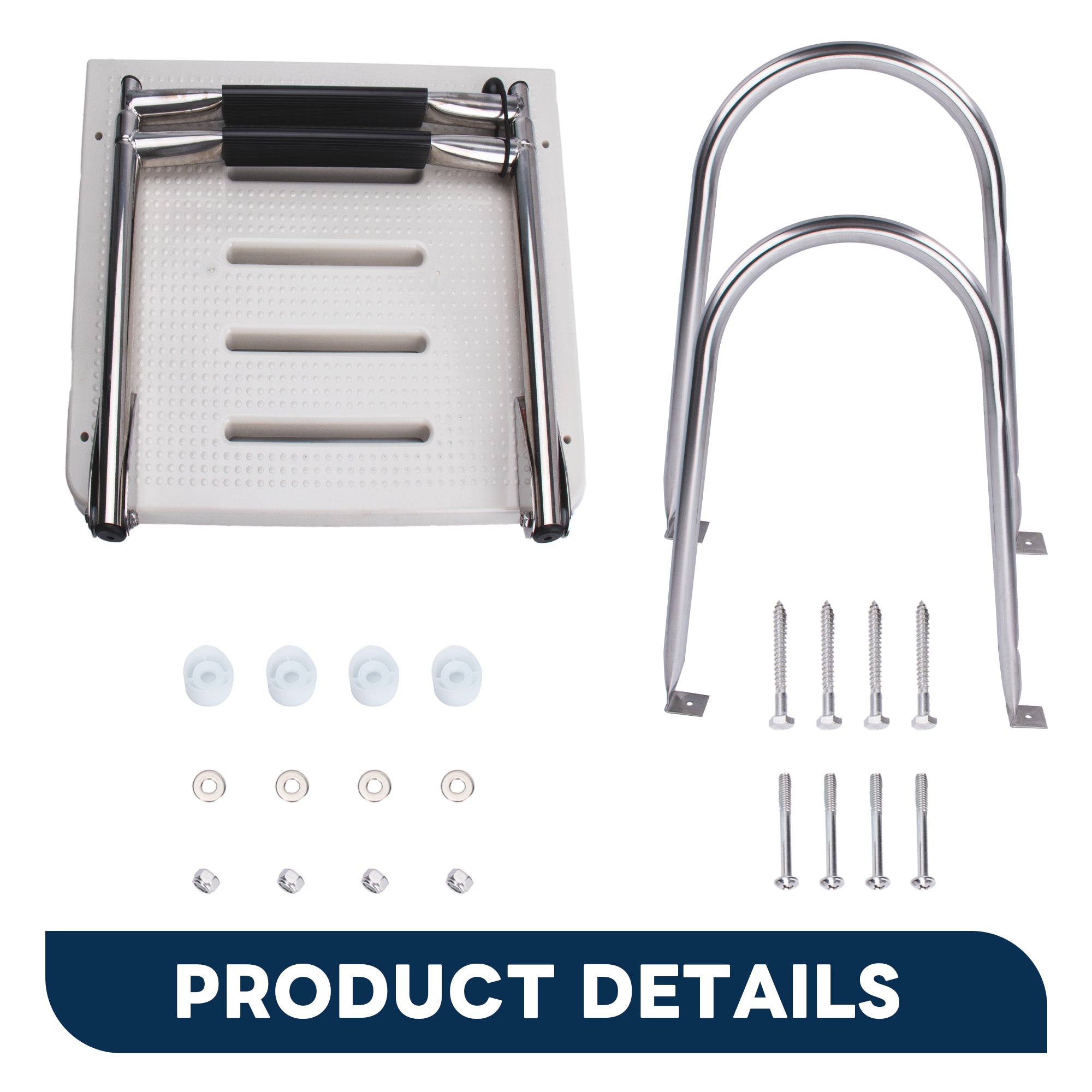 2-Step Boat Ladder with Swim Platform