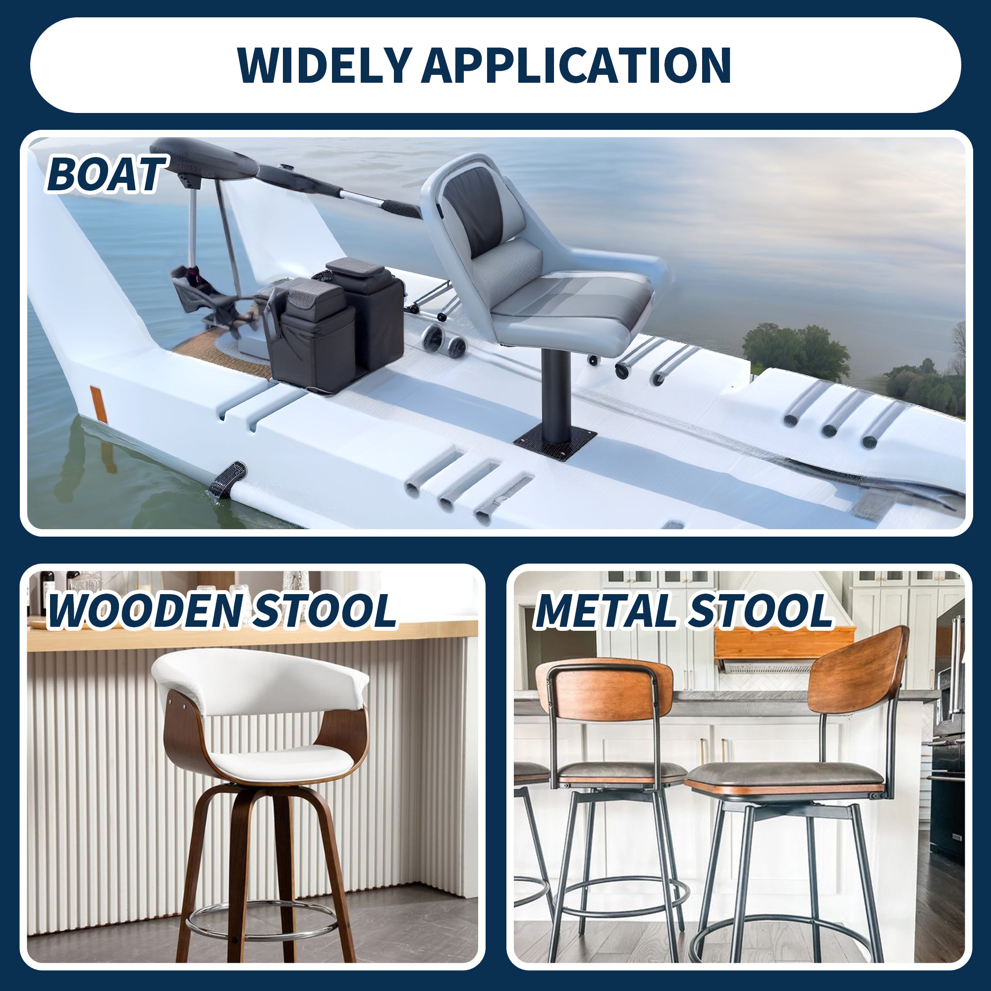 Boat Seat Swivel 7" x 7"