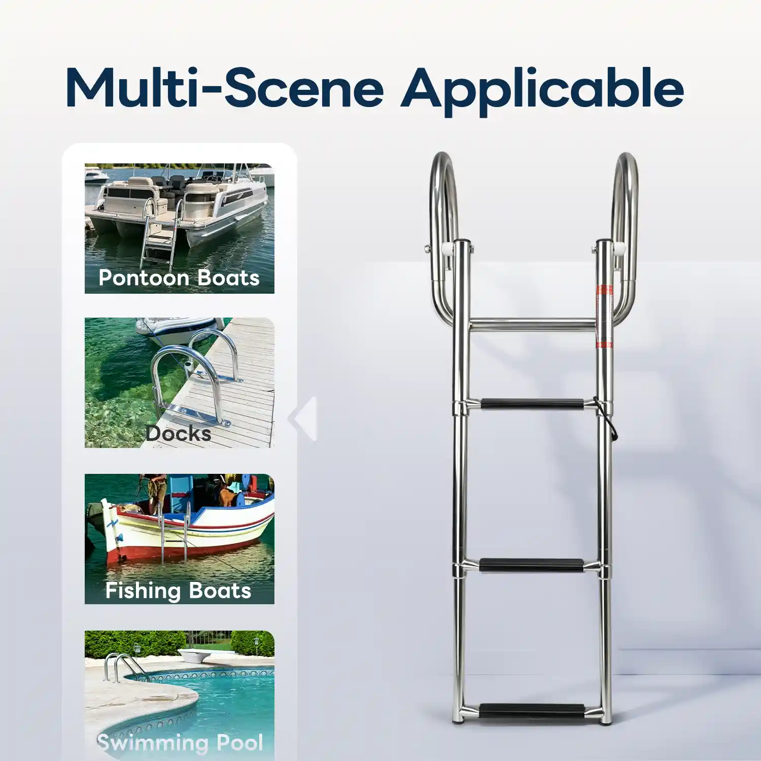 Boat Ladder with Handrails 3-Step
