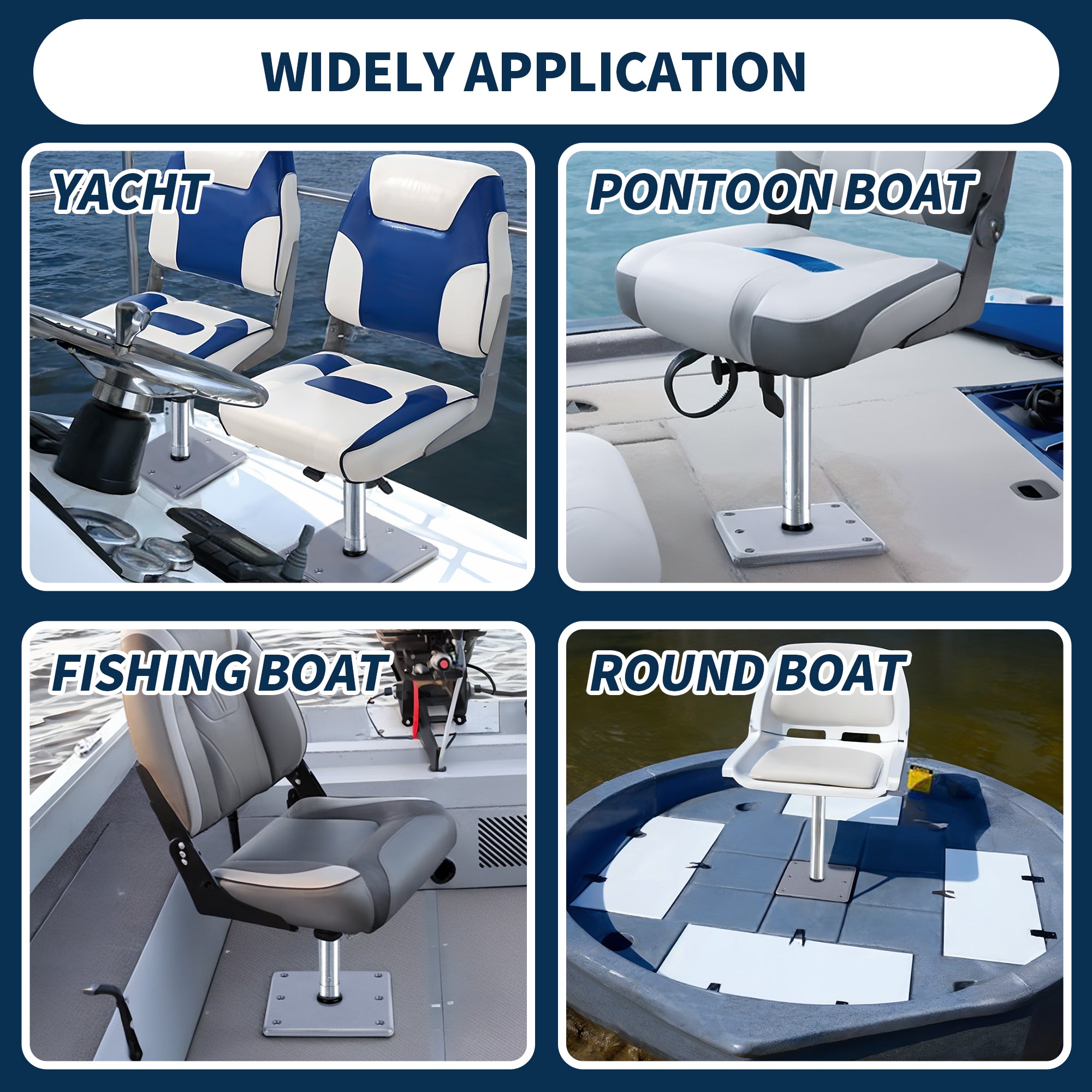 Boat Seat Pedestal Base Mount
