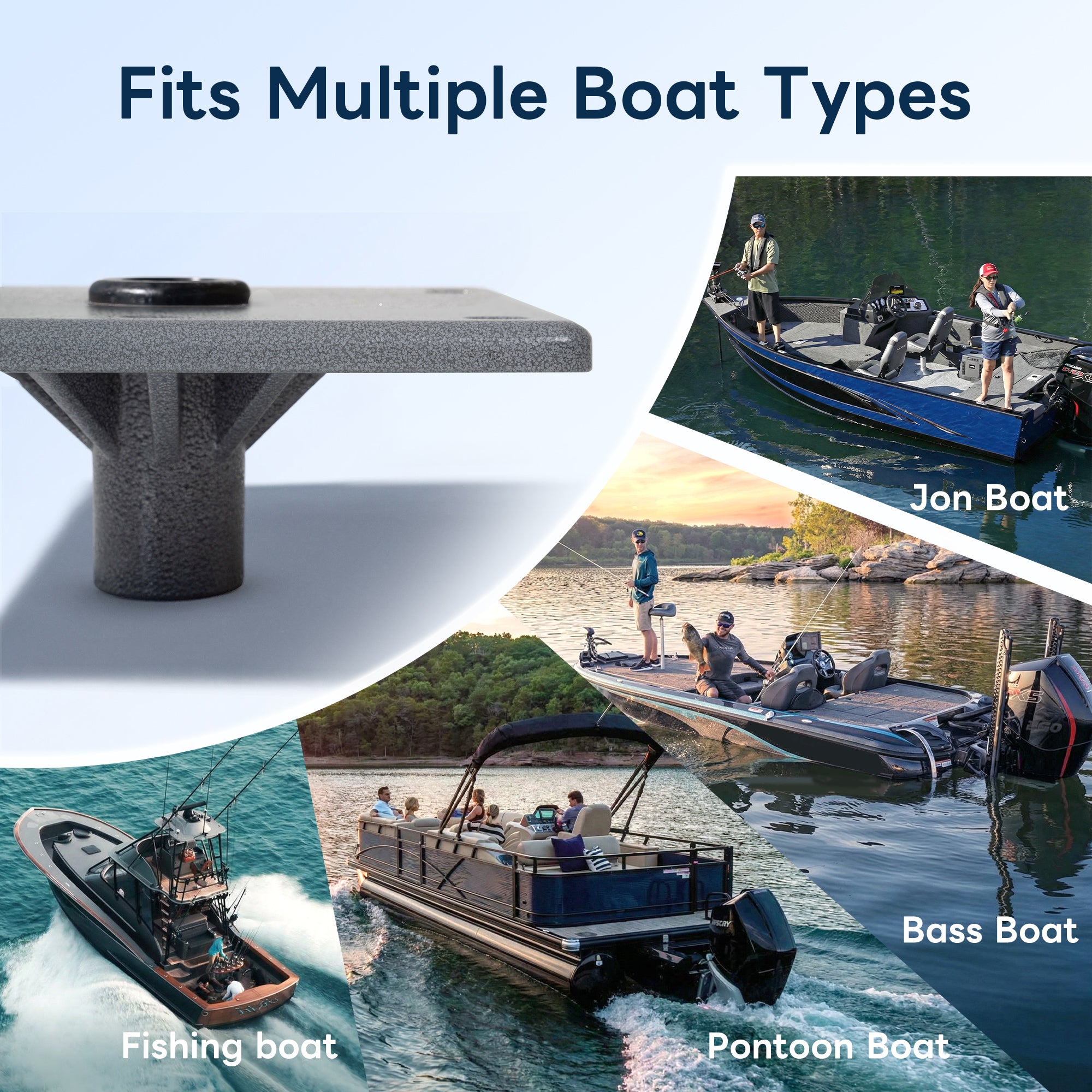 Boat Seat Mounts 7" x 7"