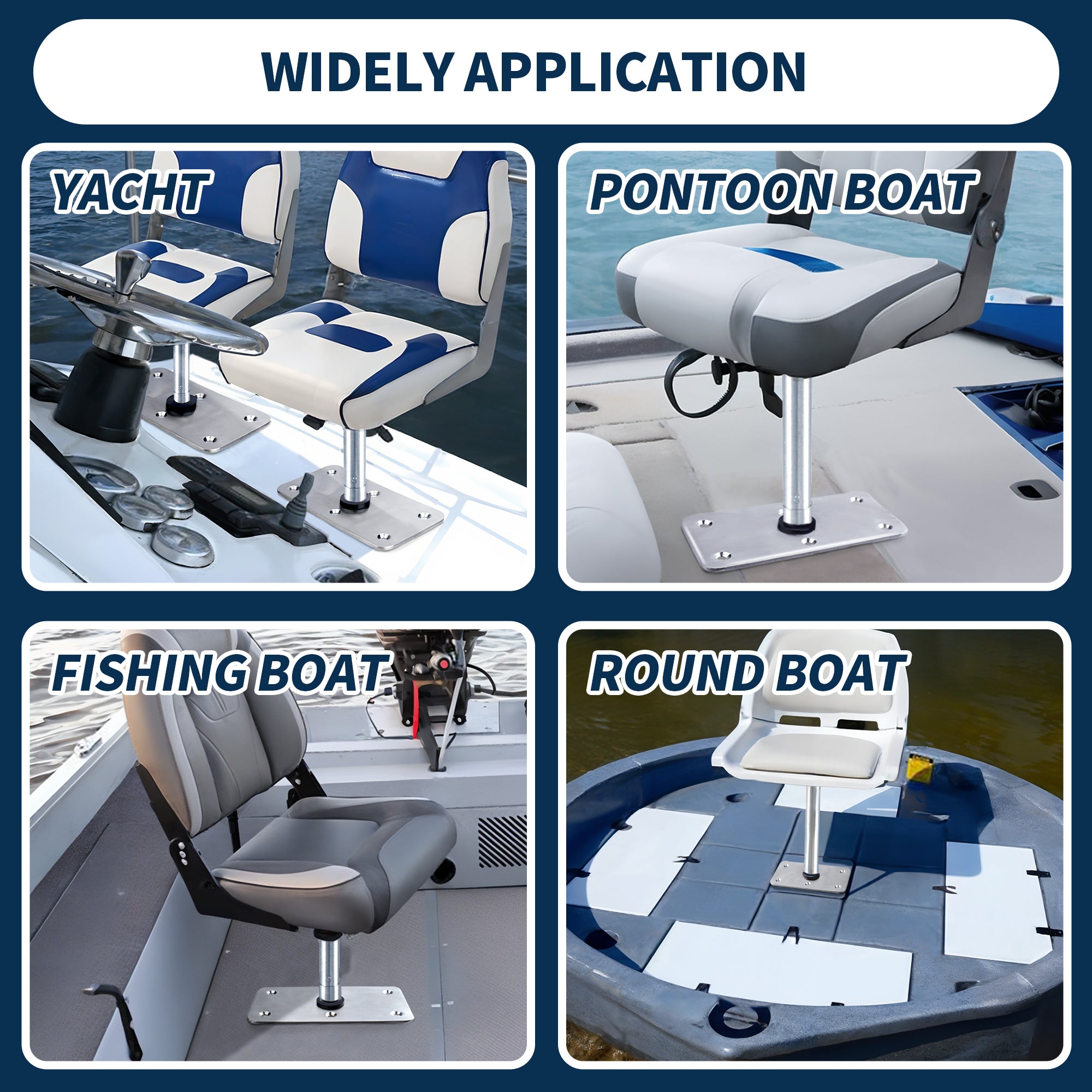 Boat Seat Base 9" x 5"