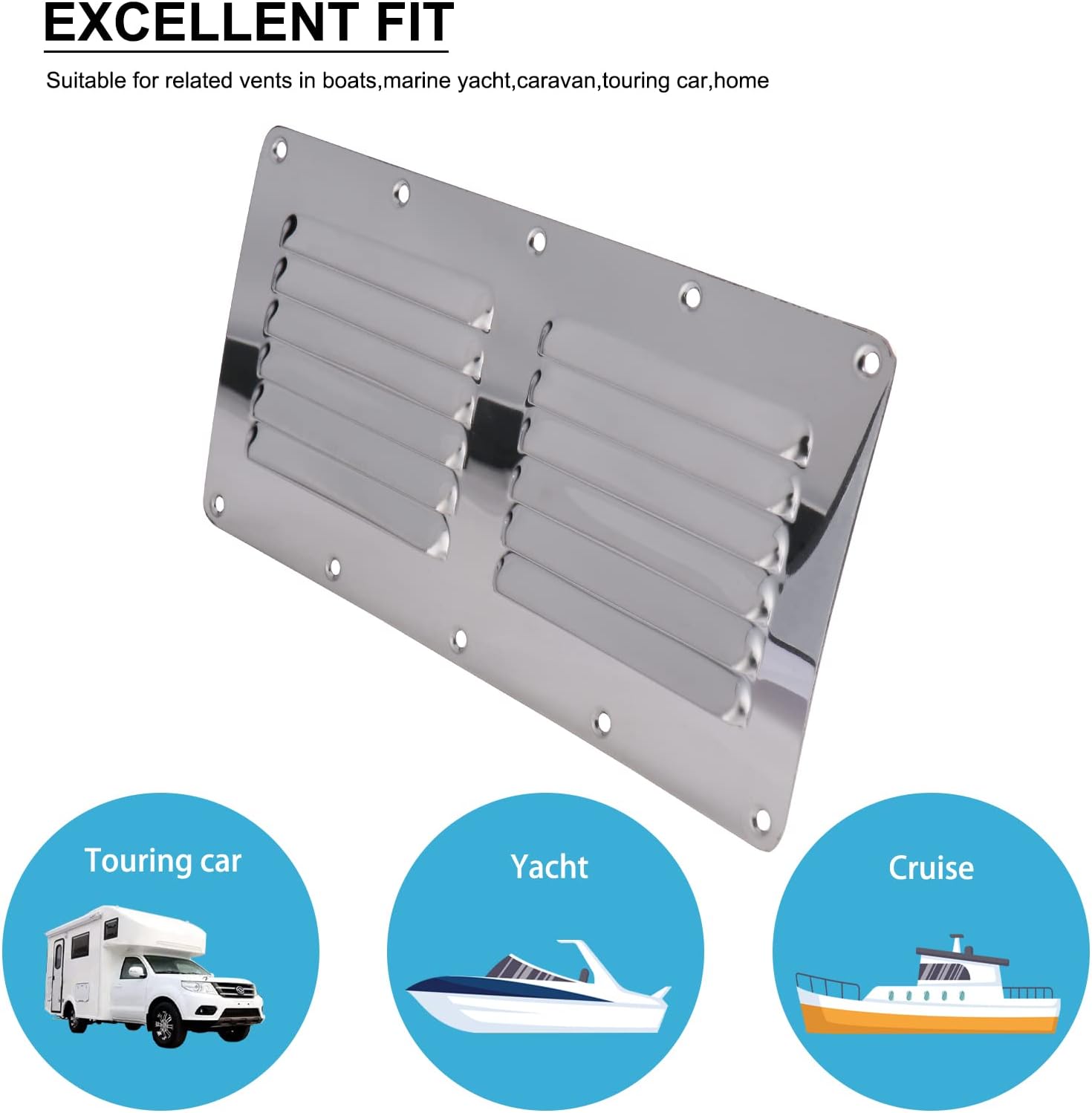 Boat Vent Louvered