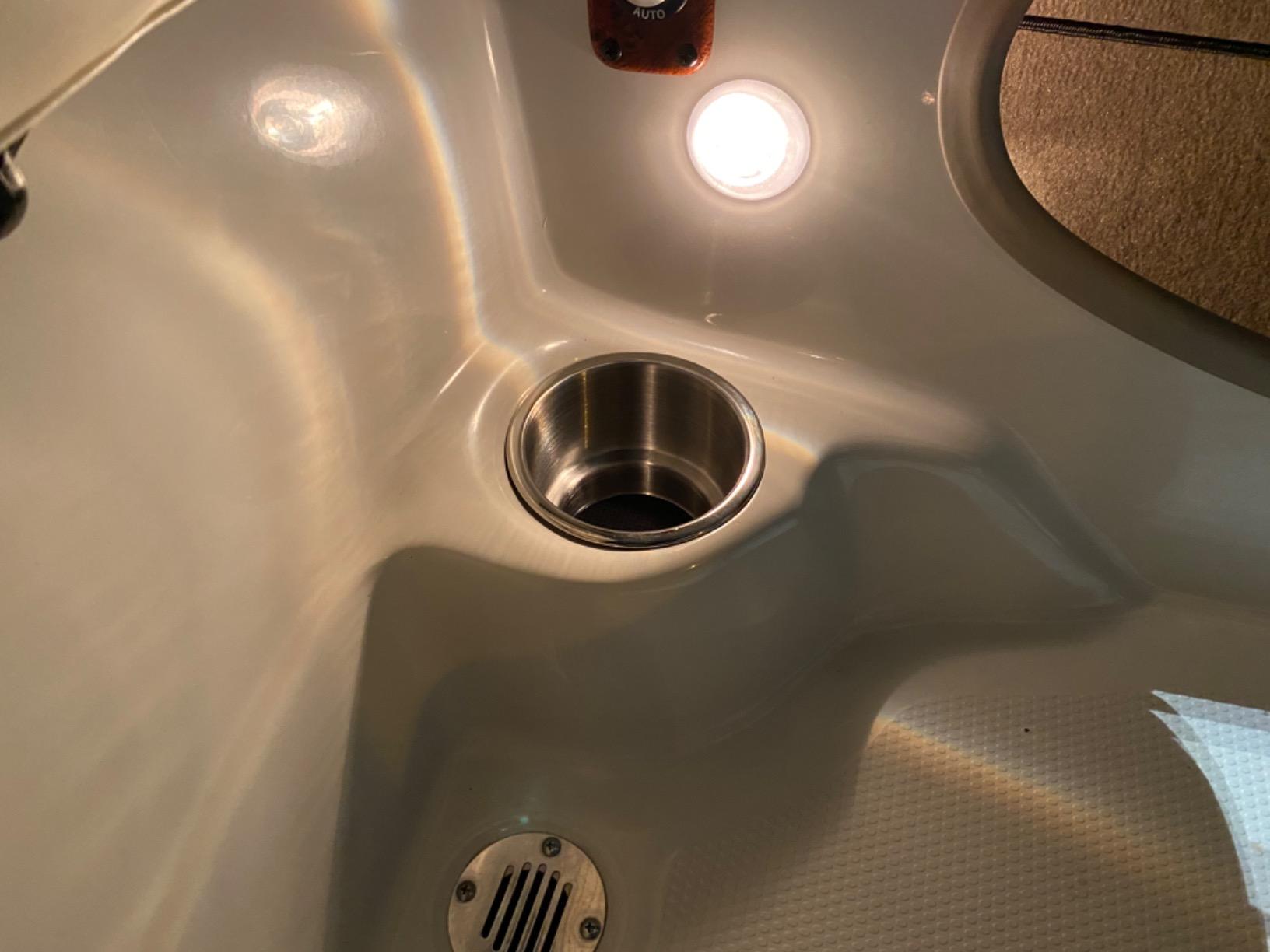 Brushed Bottle Holders with Drain