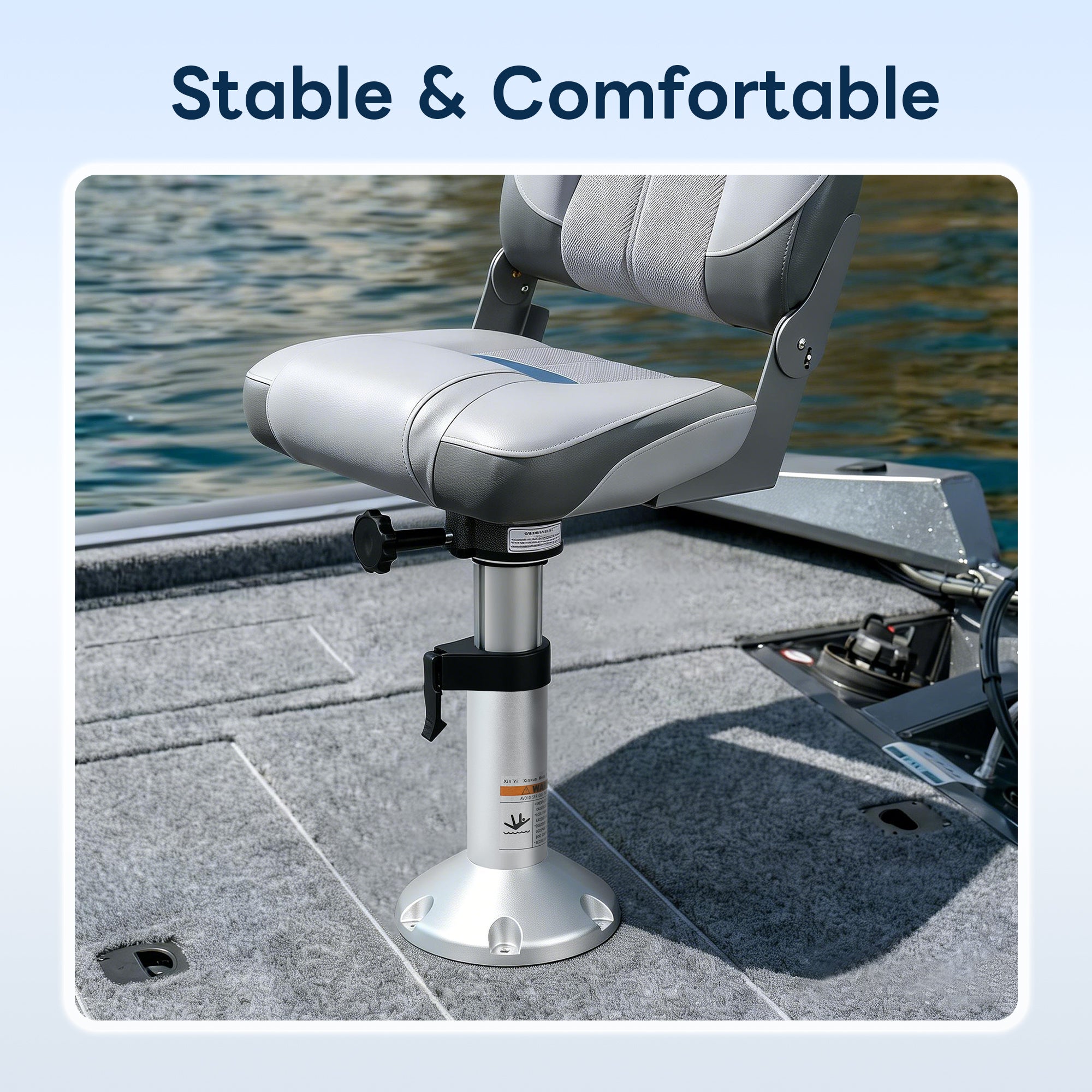 Boat Seat Pedestal 13" to 18"