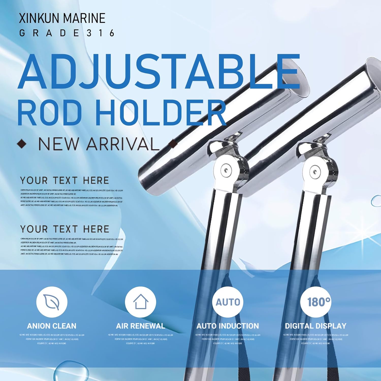 Adjustable Fishing Rod Holder