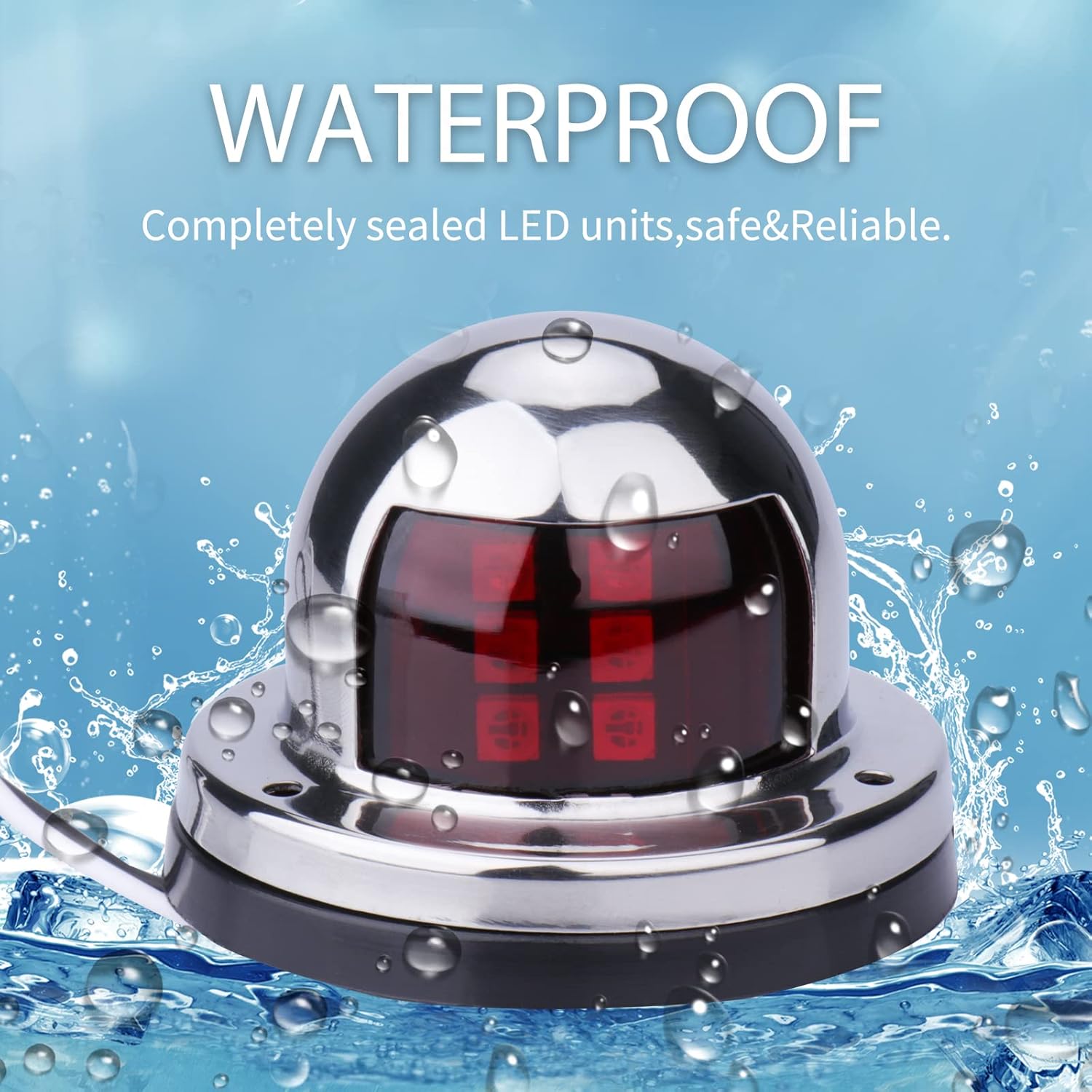 Stainless Steel Led Bow Light