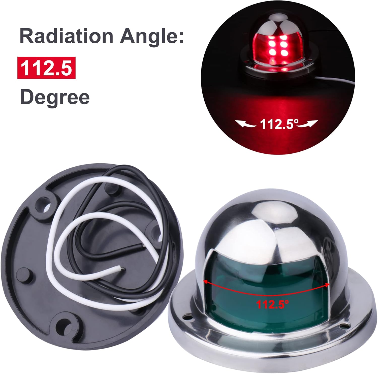 Stainless Steel Led Bow Light