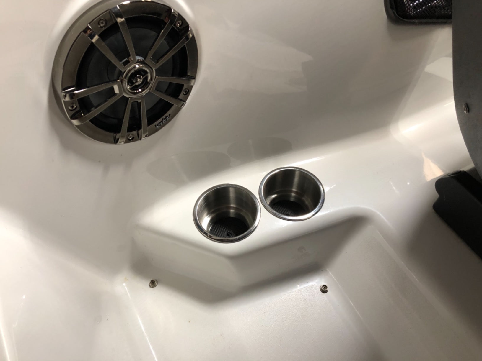 Brushed Bottle Holders with Drain