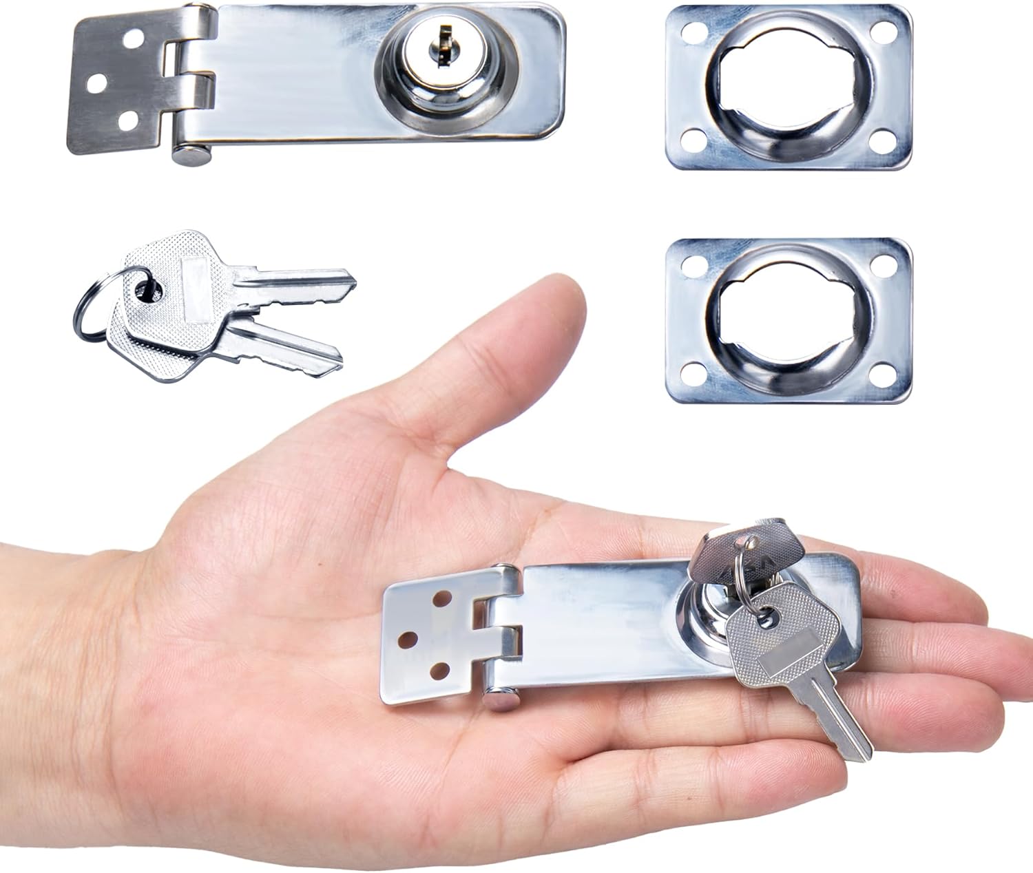 Hasp Latch with Twist Knob