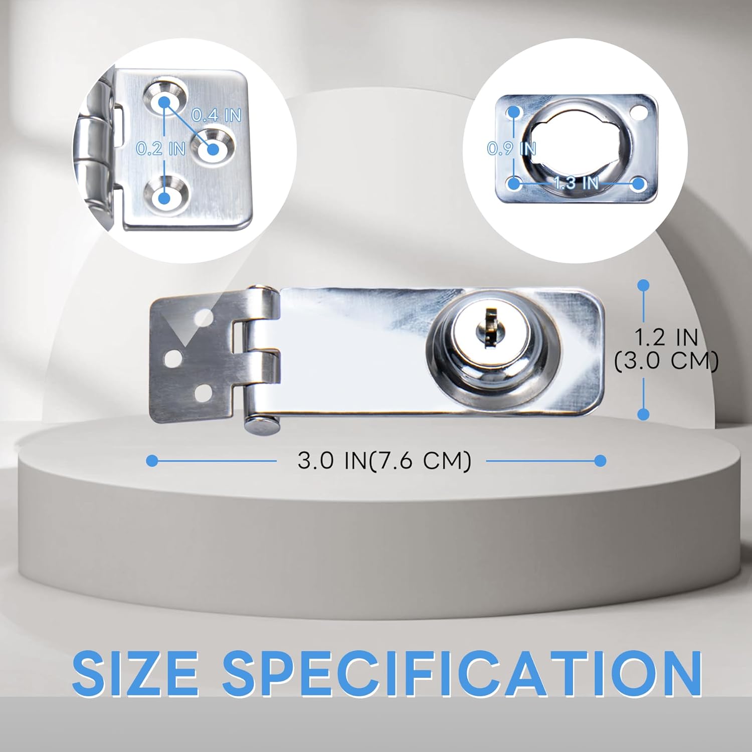 Hasp Latch with Twist Knob