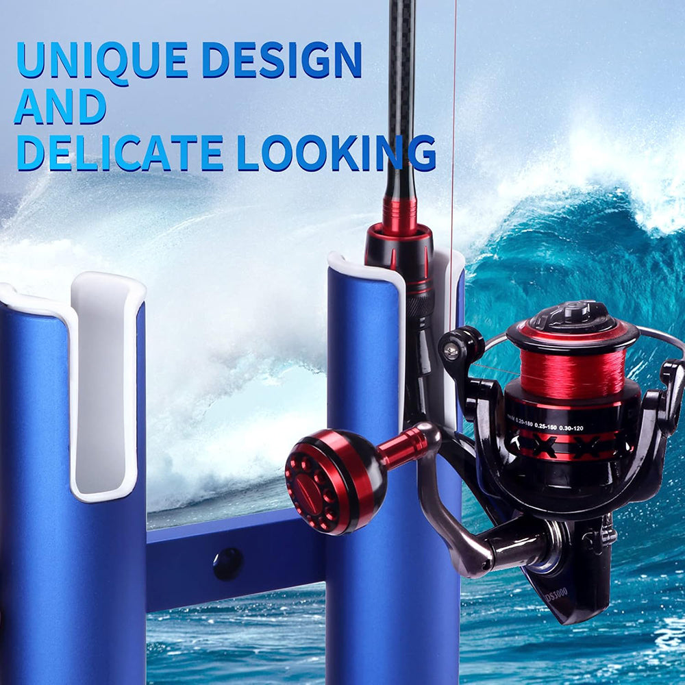 Aluminium Fishing Rod Holders Blue