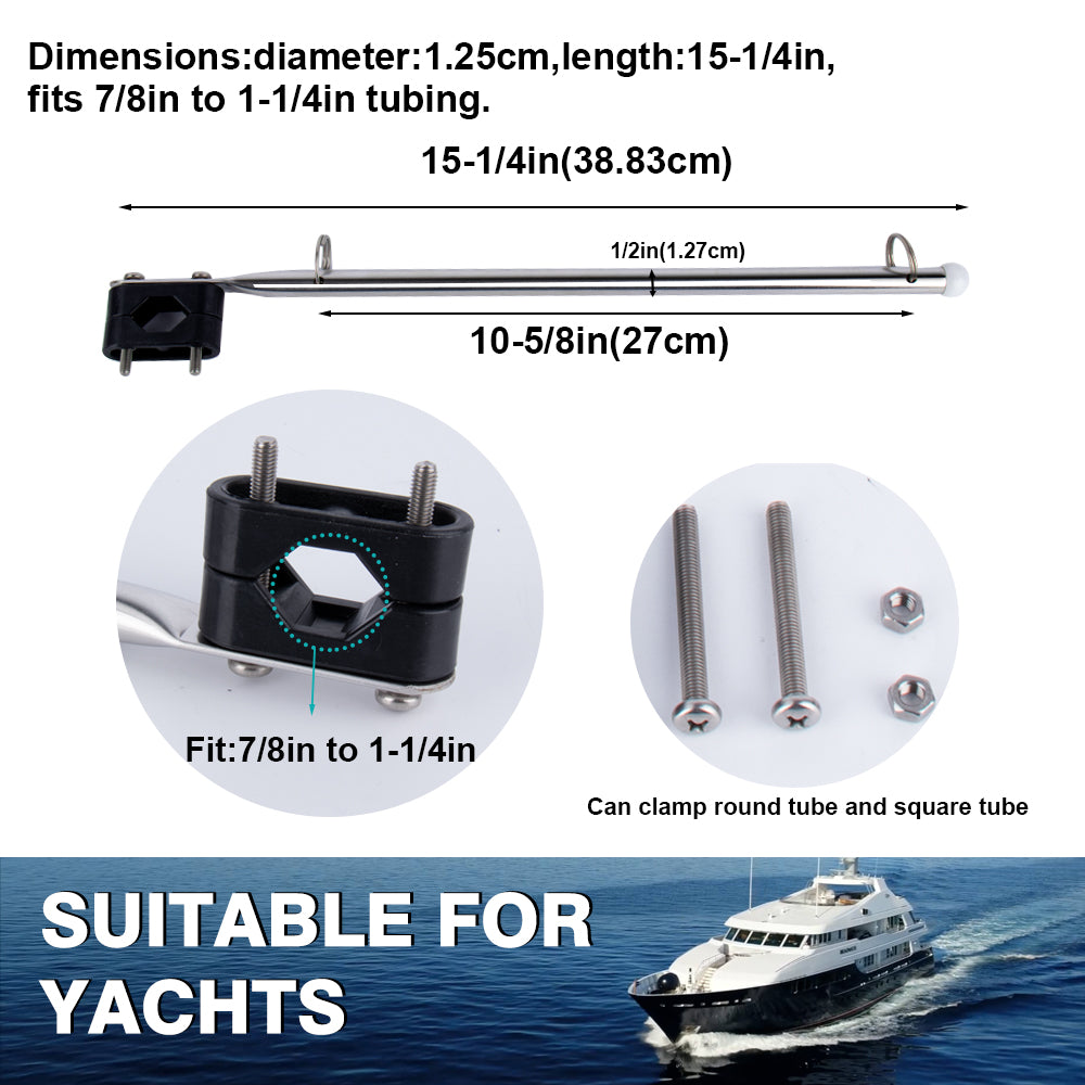 Boat Flag Pole 2Pcs