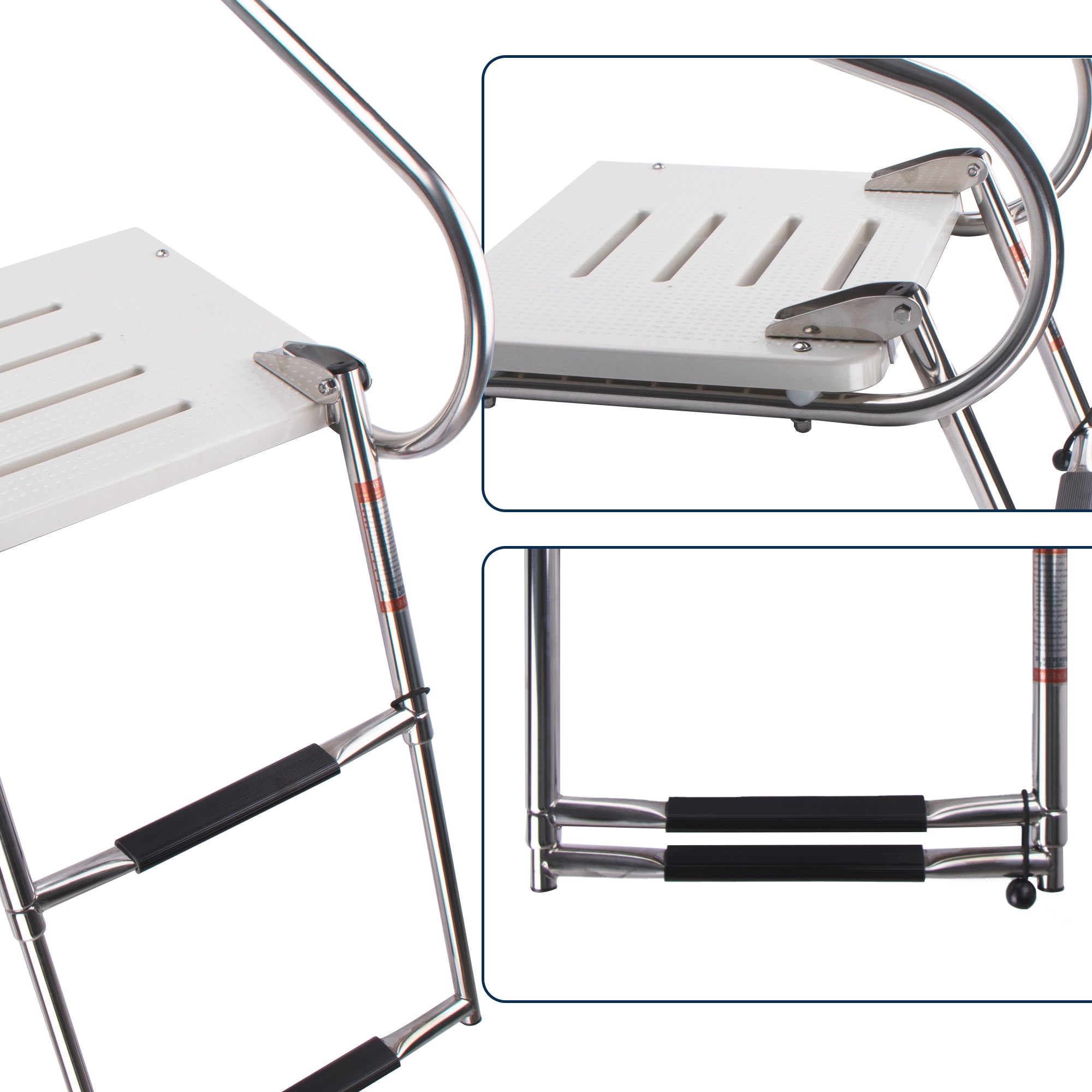 2-Step Boat Ladder with Swim Platform