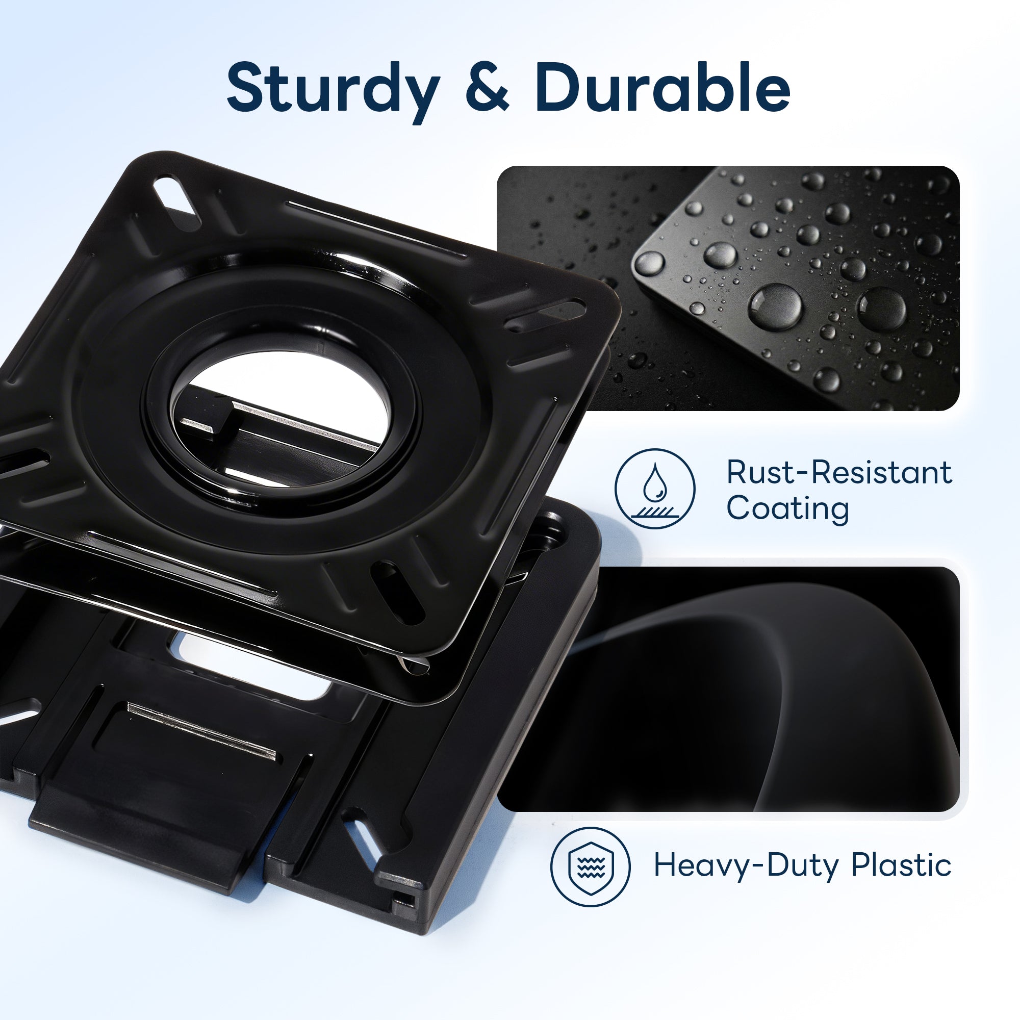 Quick Disconnect Seat Mount with Boat Seat Swivel