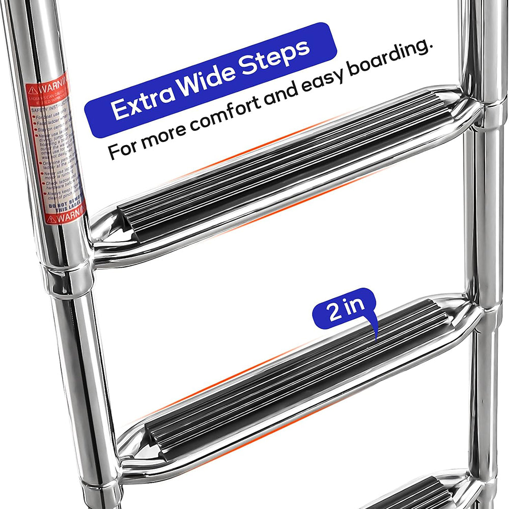 4 Step Pontoon Boat Ladder