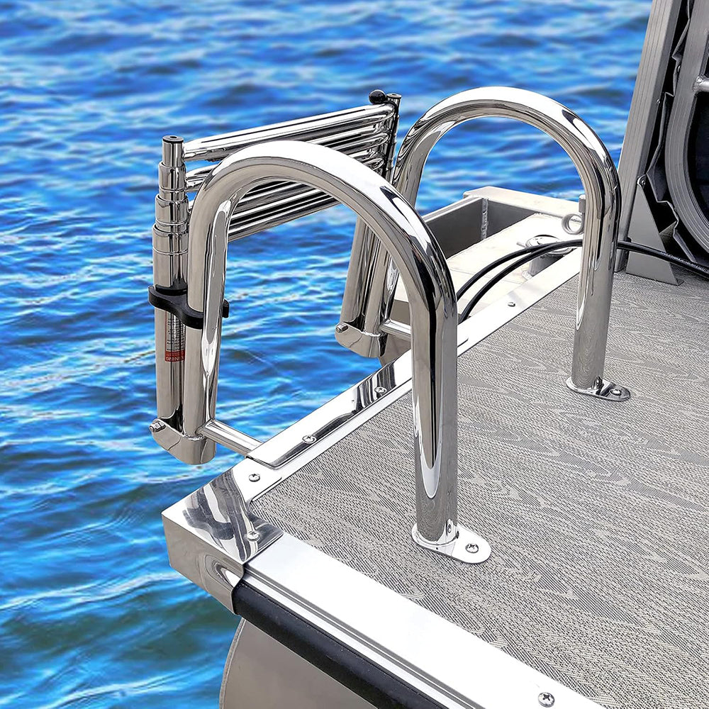 4 Step Pontoon Boat Ladder