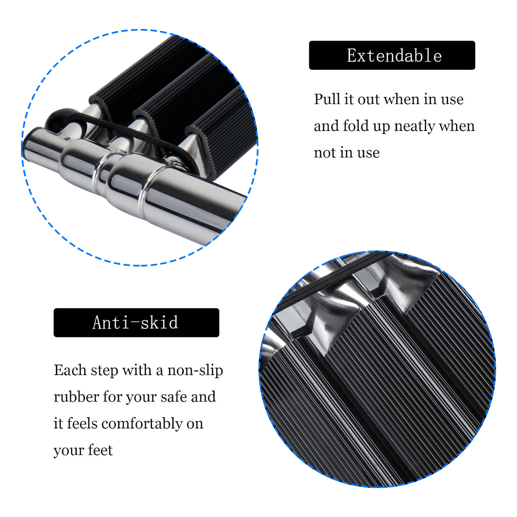 Boat Ladder Folding 3 Step