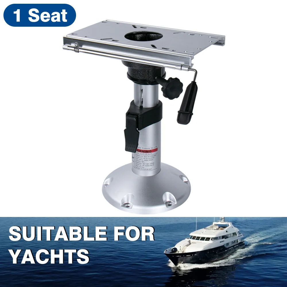 Boat Seat Pedestals with Slide 13 to 18 in