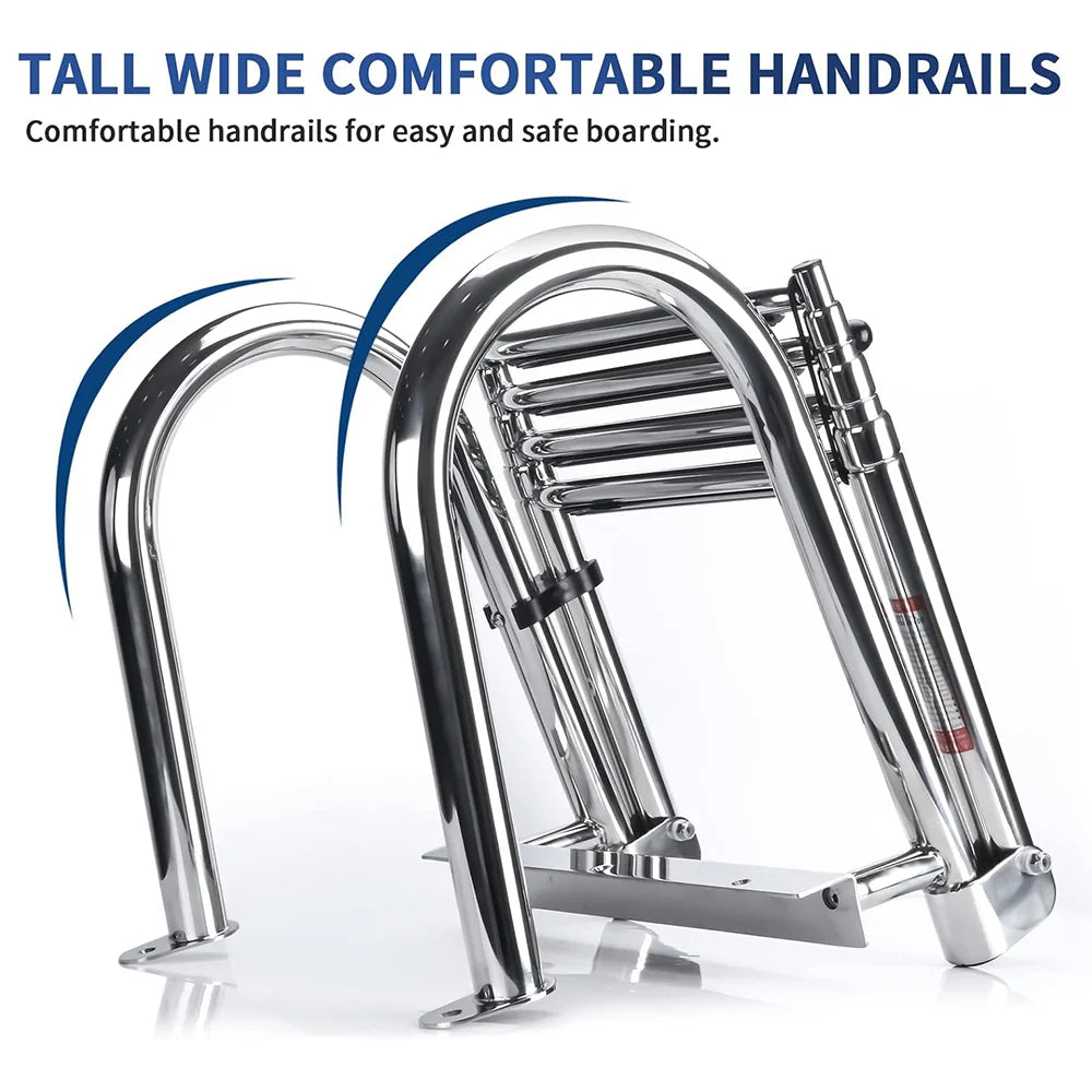 4 Step Pontoon Boat Ladder