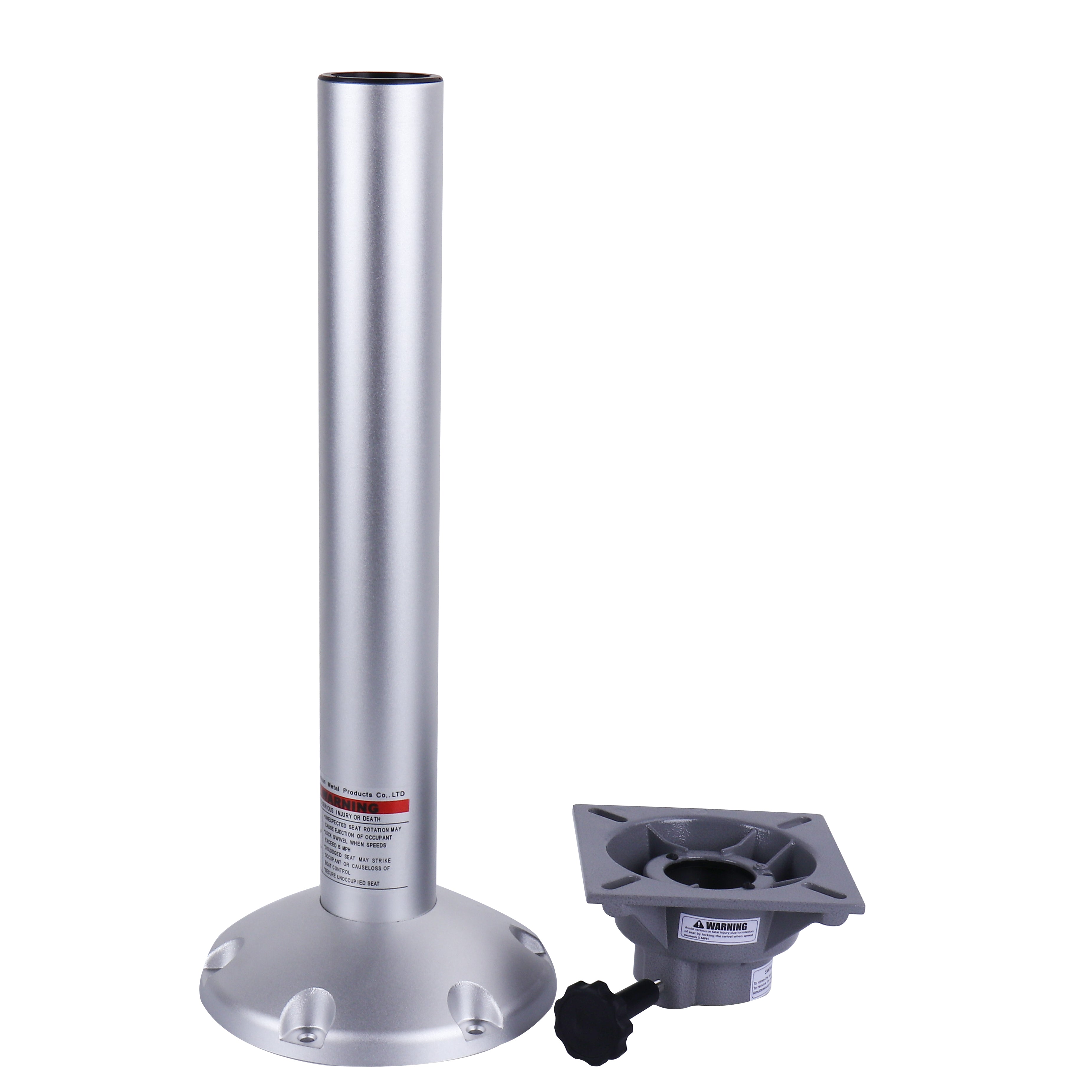 Aluminum Pedestal Table Base for Boats 23In
