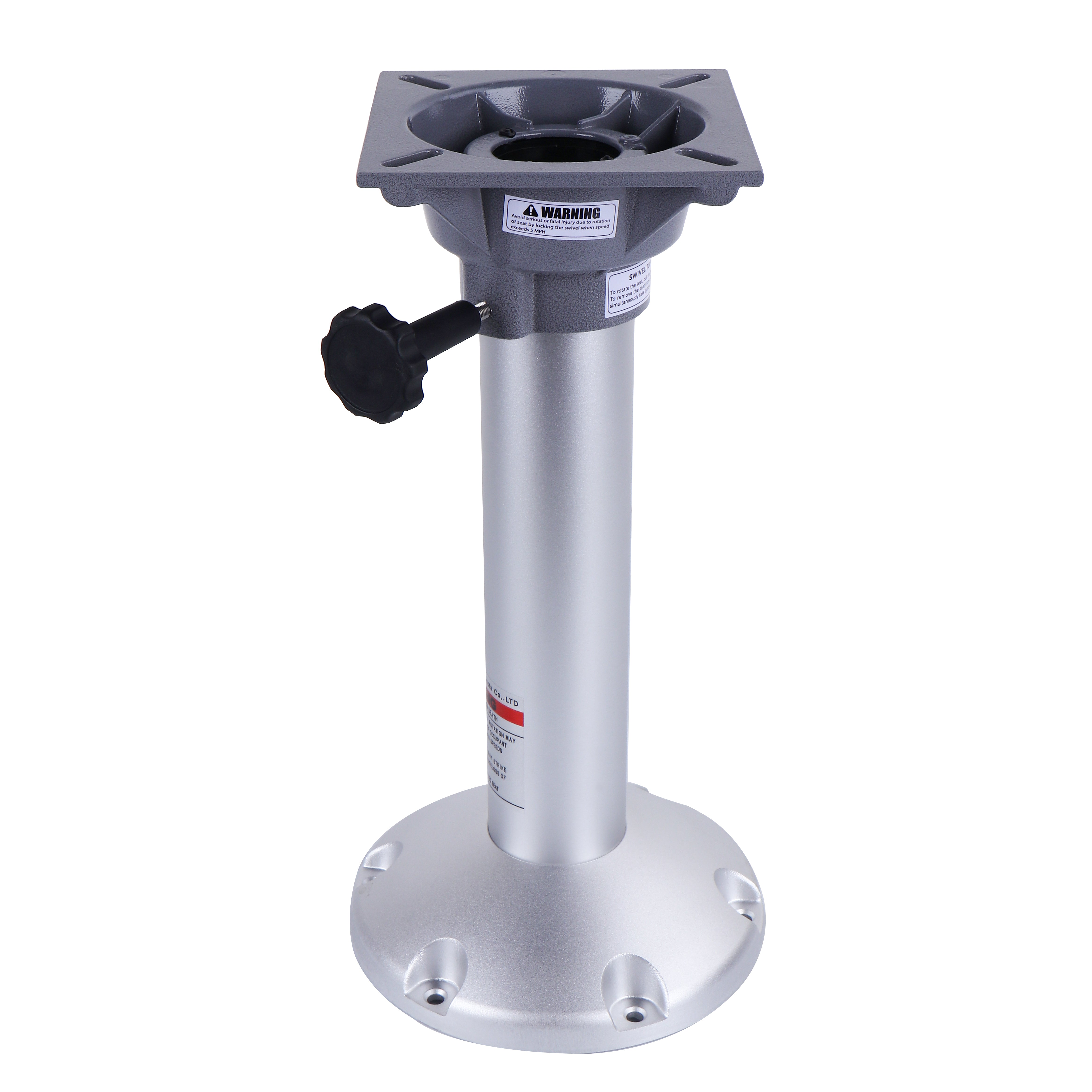 Adjustable Aluminum Pedestal Table Base for Boats