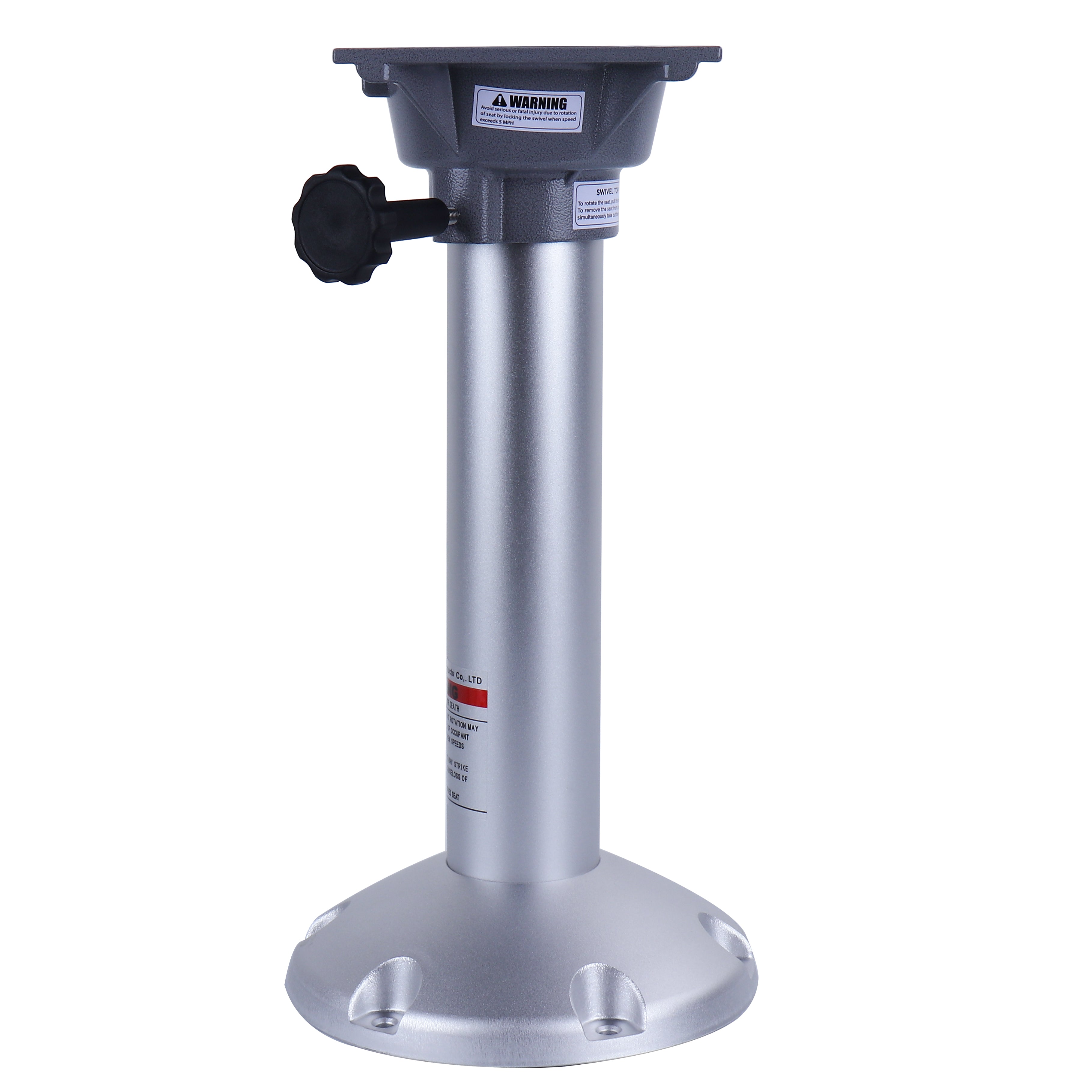 Adjustable Aluminum Pedestal Table Base for Boats