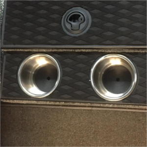 Brushed Bottle Holders with Drain